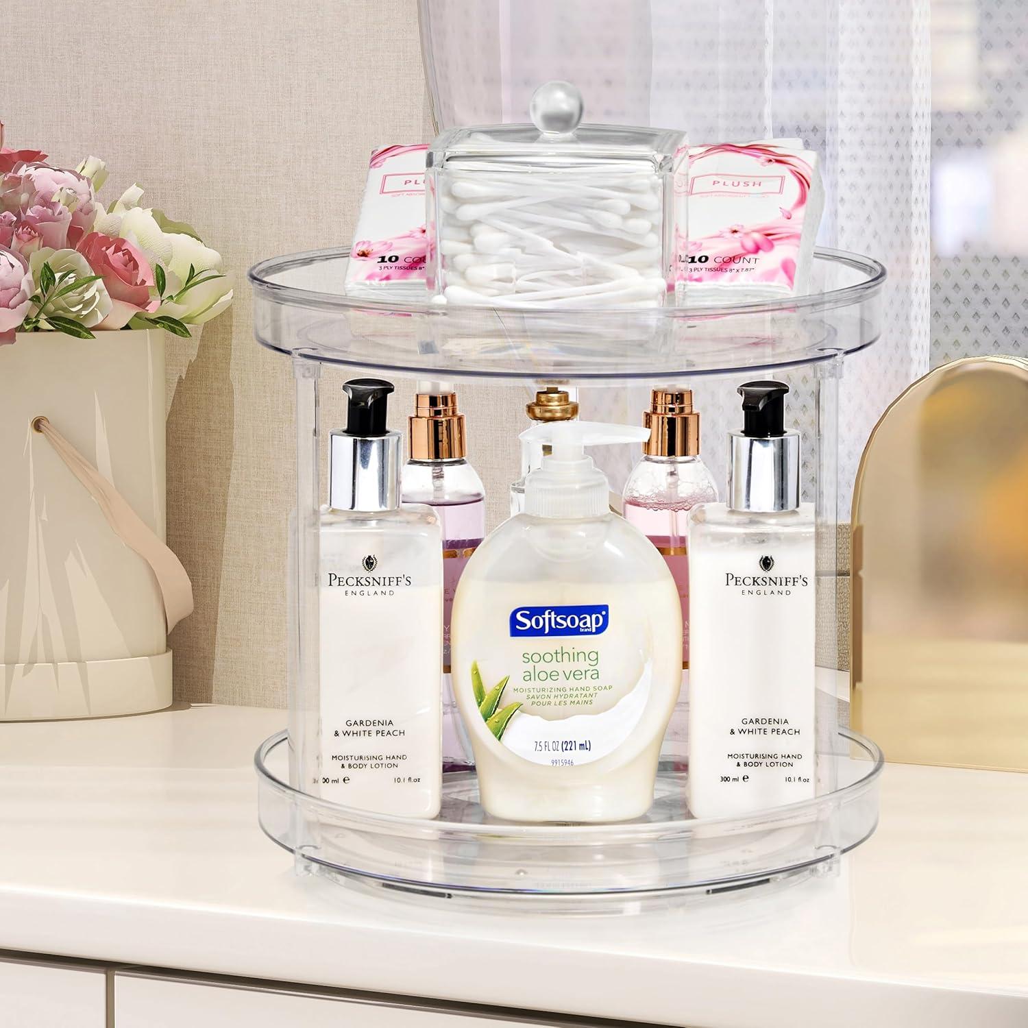 Organizador Giratorio Claro Sorbus 2 Niveles 23.5 cm