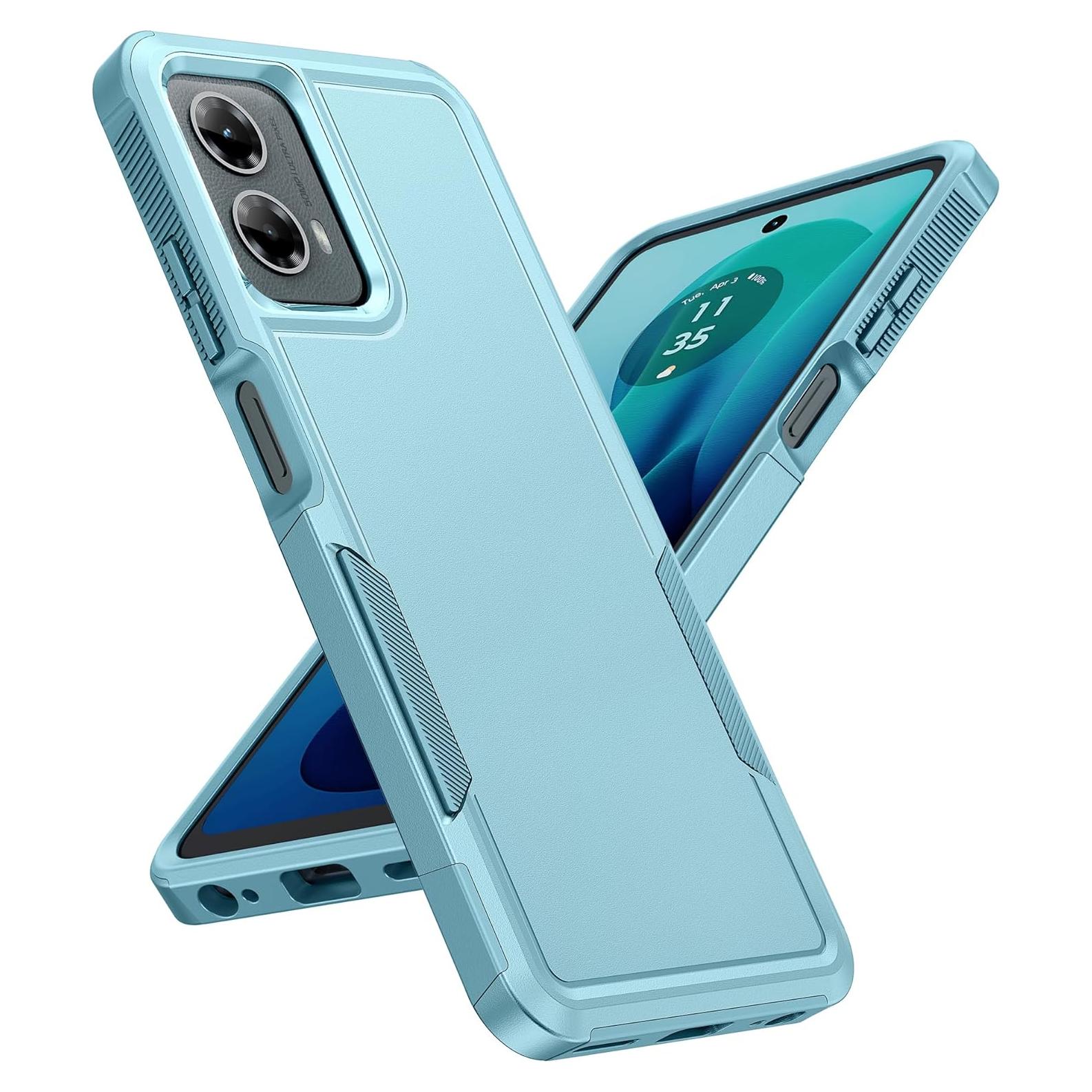 Funda FNTCASE para Motorola Moto G 5G 2024 Doble Capa