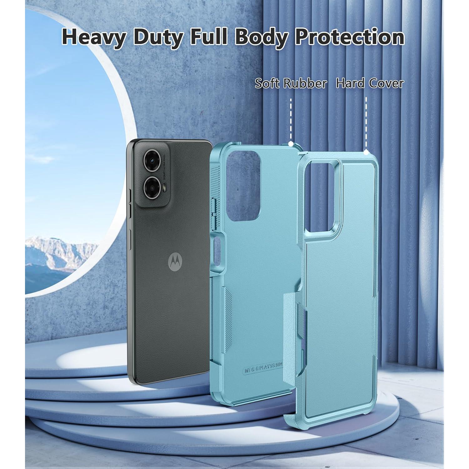 Funda FNTCASE para Motorola Moto G 5G 2024 Doble Capa