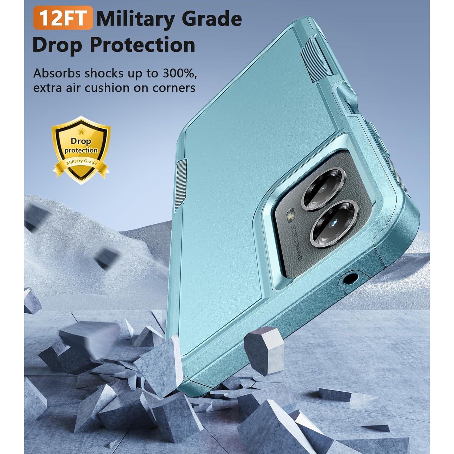 Funda FNTCASE para Motorola Moto G 5G 2024 Doble Capa