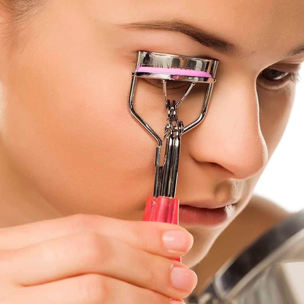 80 Recambios Almohadillas Rizador de Pestañas Jeufond Rosa