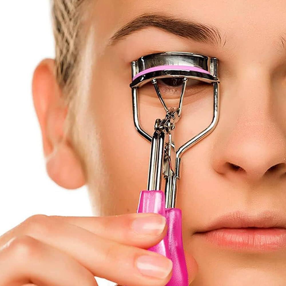 80 Recambios Almohadillas Rizador de Pestañas Jeufond Rosa