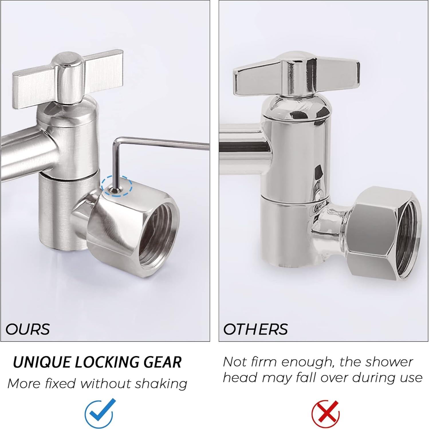 Cabezal de Ducha G-Promise 10" Cuadrado Metal Niquelado