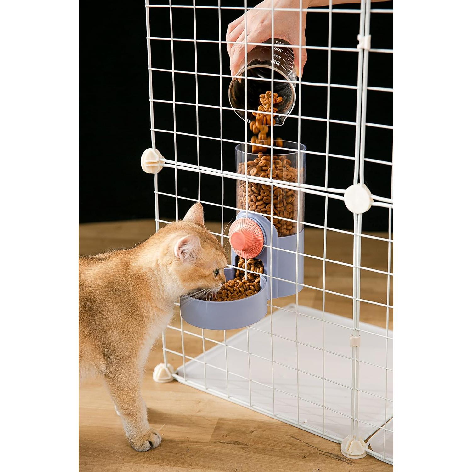 Dispensador automático de comida y agua Kenond 1L para mascotas