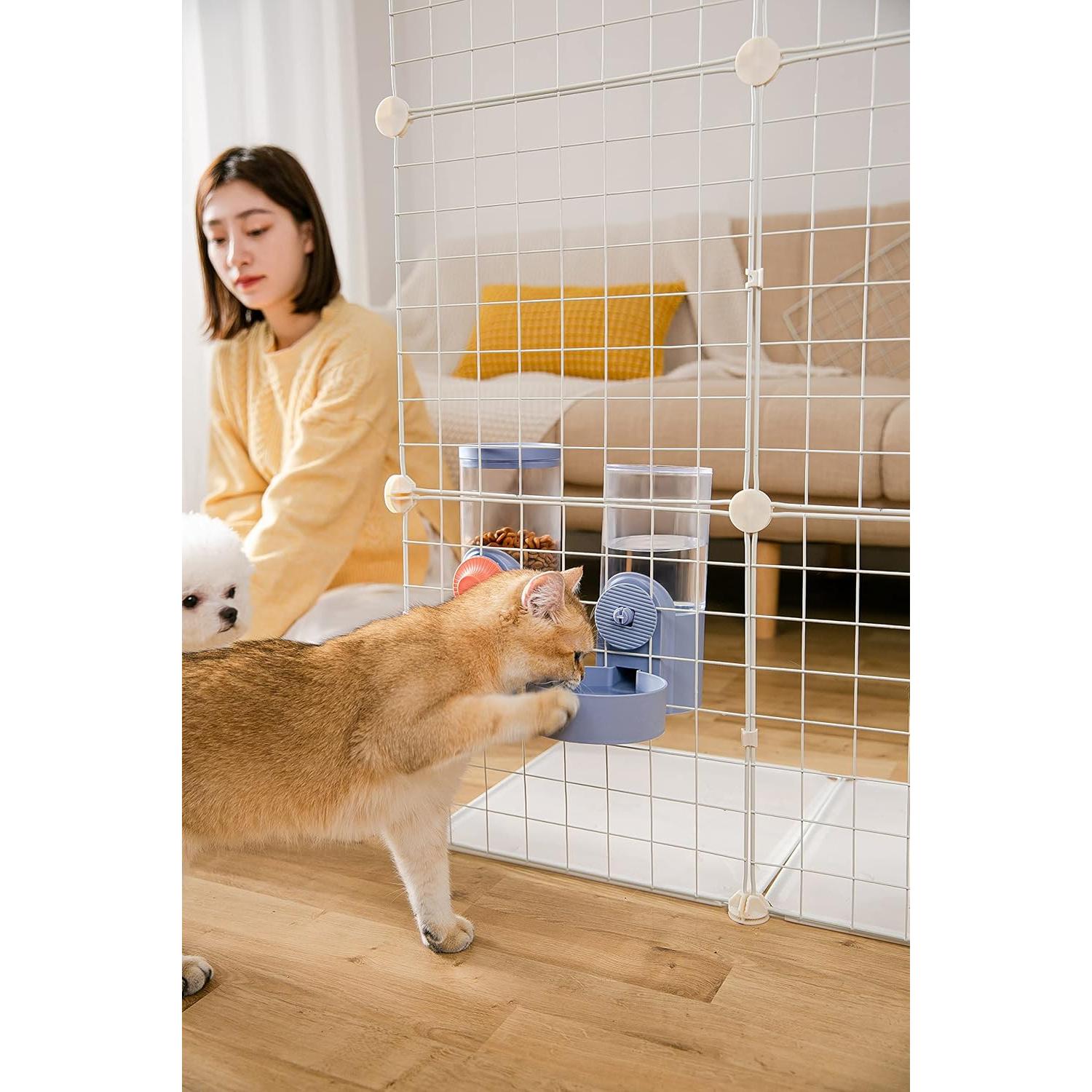 Dispensador automático de comida y agua Kenond 1L para mascotas