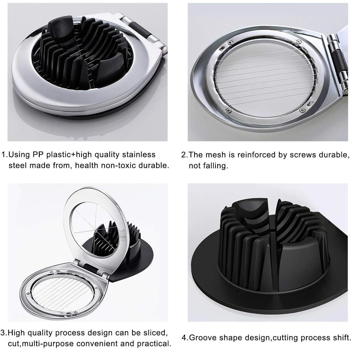 Cortador de Huevos BIBURY Multifuncional Acero Inoxidable