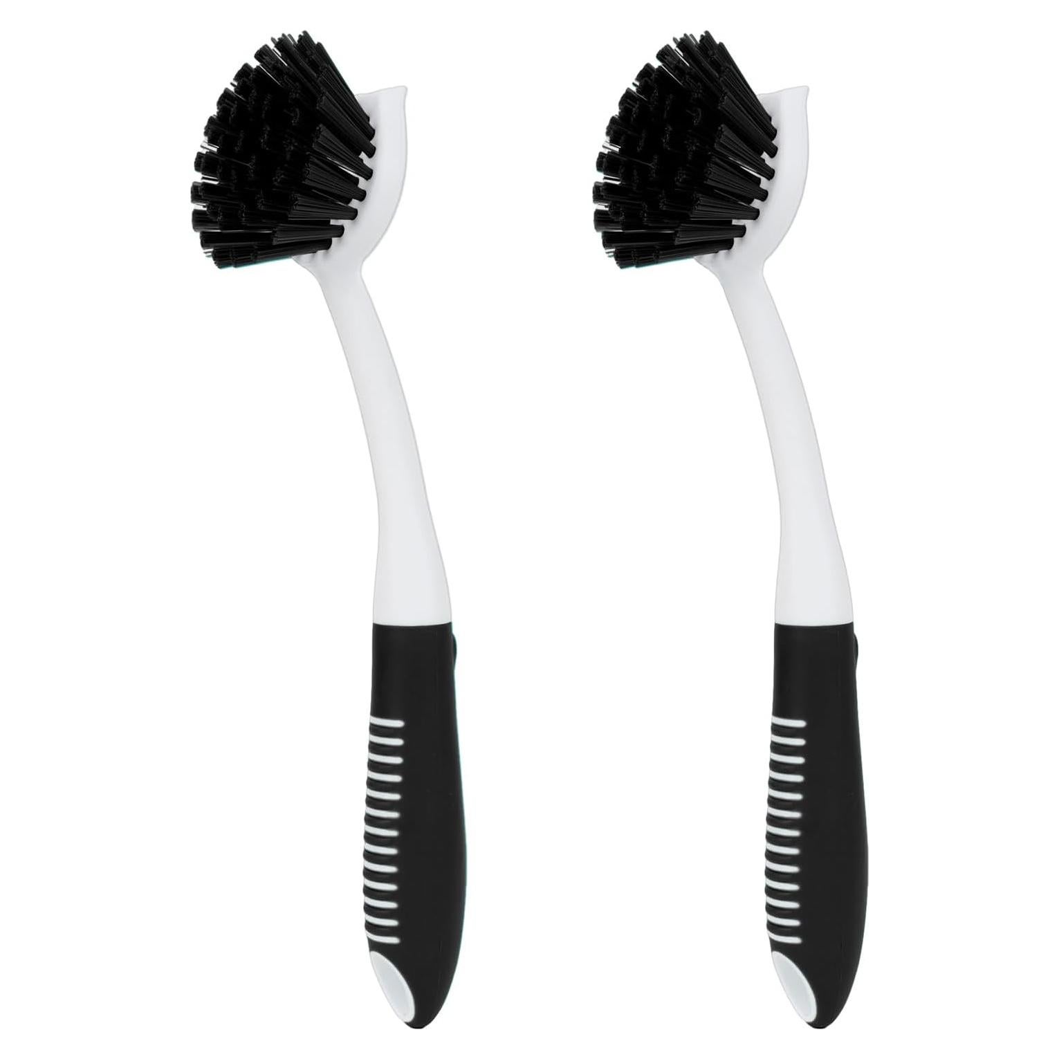 Cepillo de Platos HileSwan con Raspador - 2 Unidades Negro