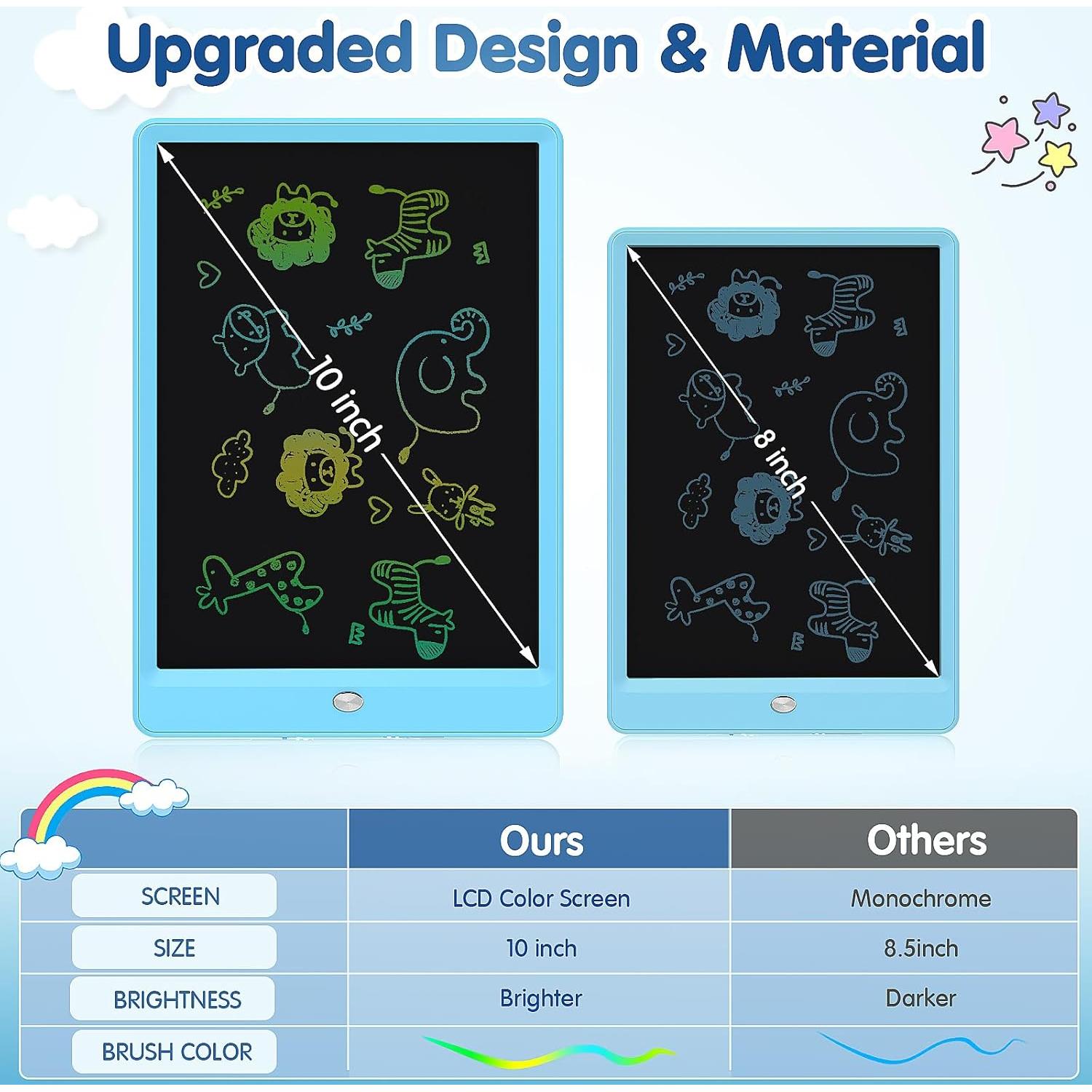Tableta de Dibujo 10 Pulgadas MindPal LCD Azul para Niños