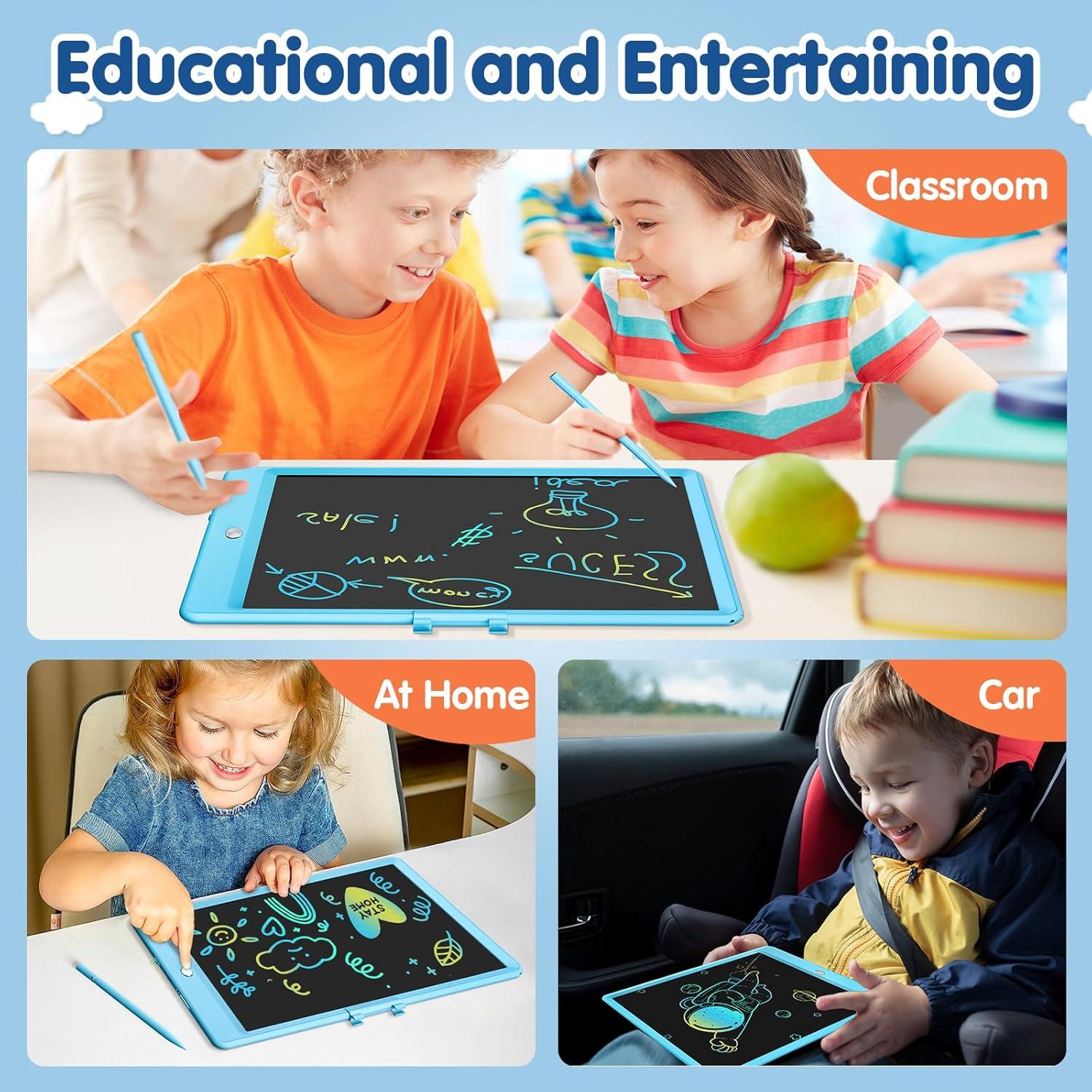 Tableta de Dibujo 10 Pulgadas MindPal LCD Azul para Niños