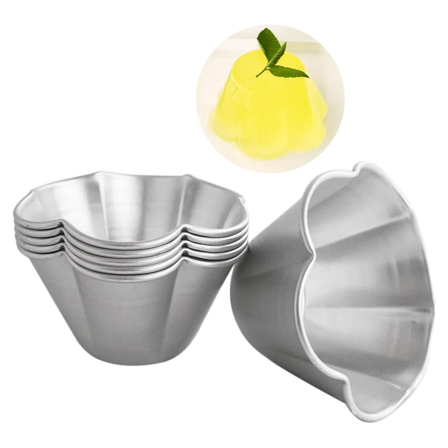 Moldes de Muffin en Forma de Flor LoveDeal - 6 Piezas 9.3cm