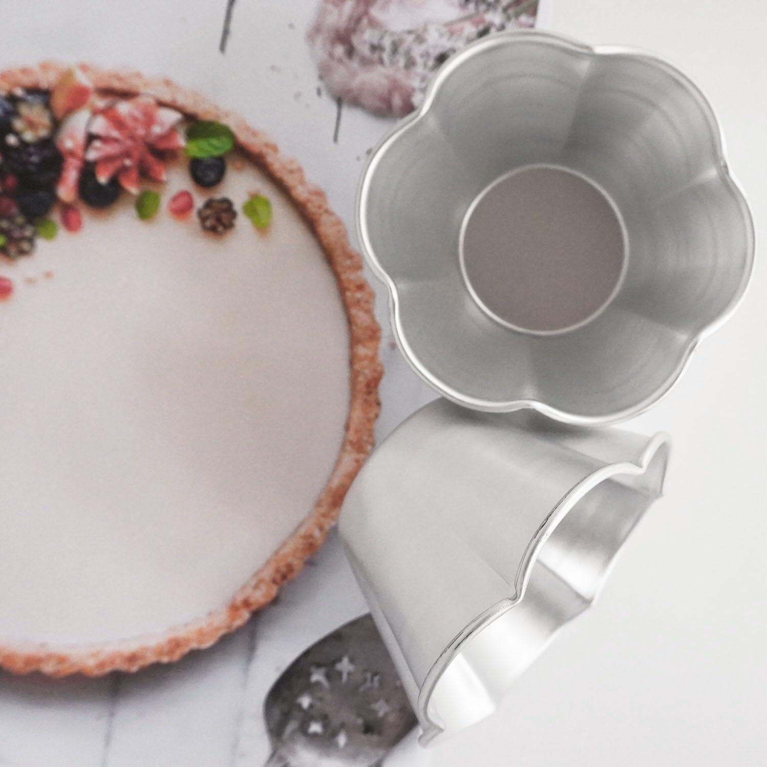 Moldes de Muffin en Forma de Flor LoveDeal - 6 Piezas 9.3cm