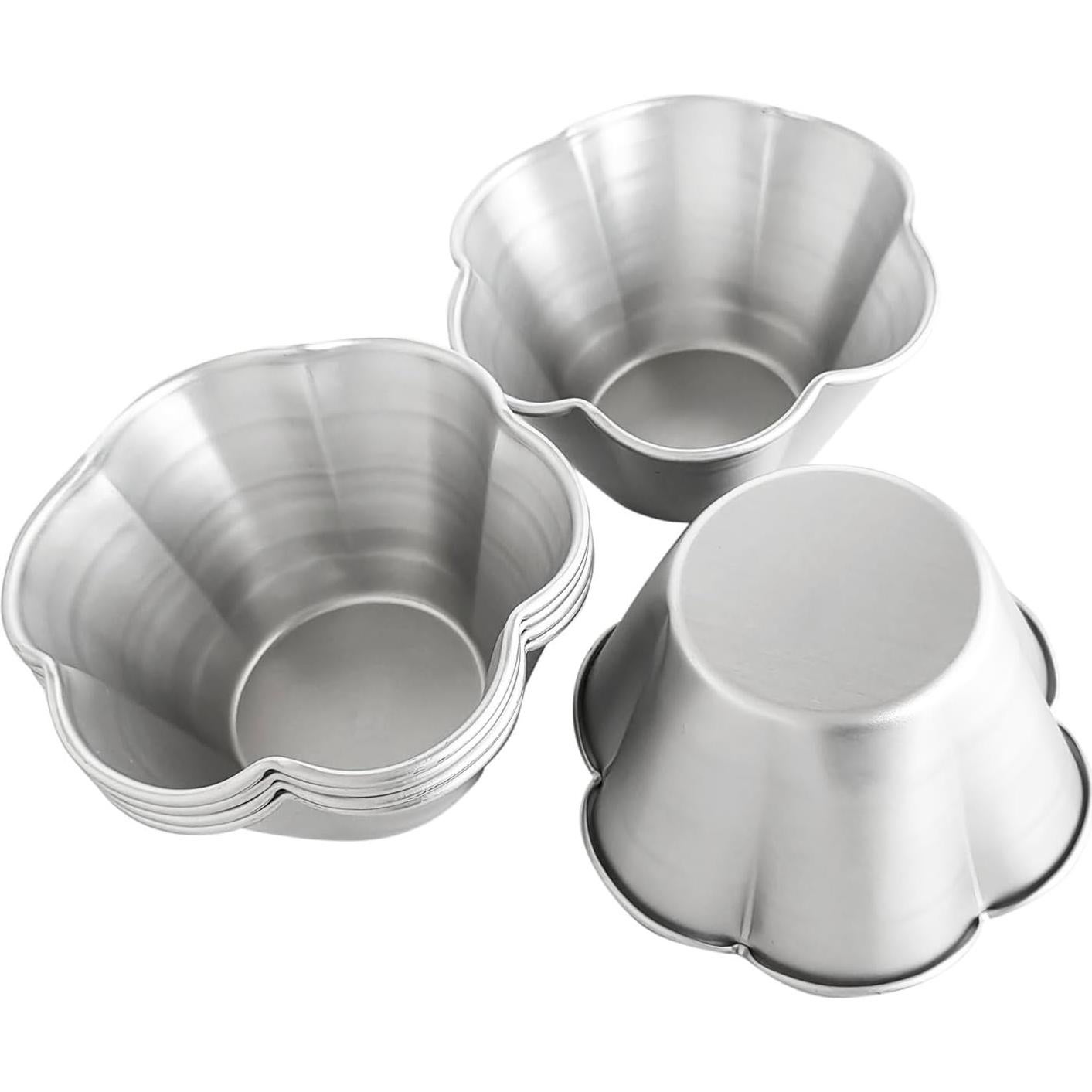 Moldes de Muffin en Forma de Flor LoveDeal - 6 Piezas 9.3cm