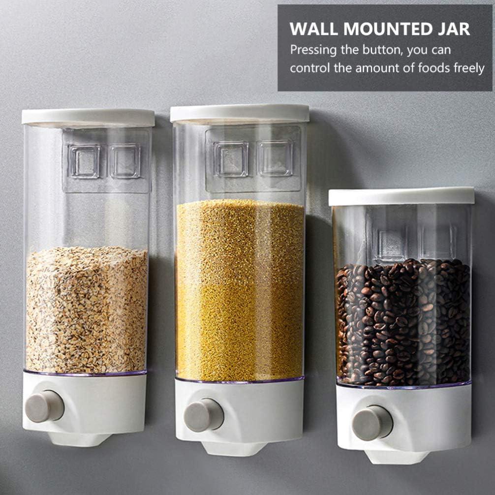Dispensador de Arroz Kichvoe Montado en Pared 1L Hermético