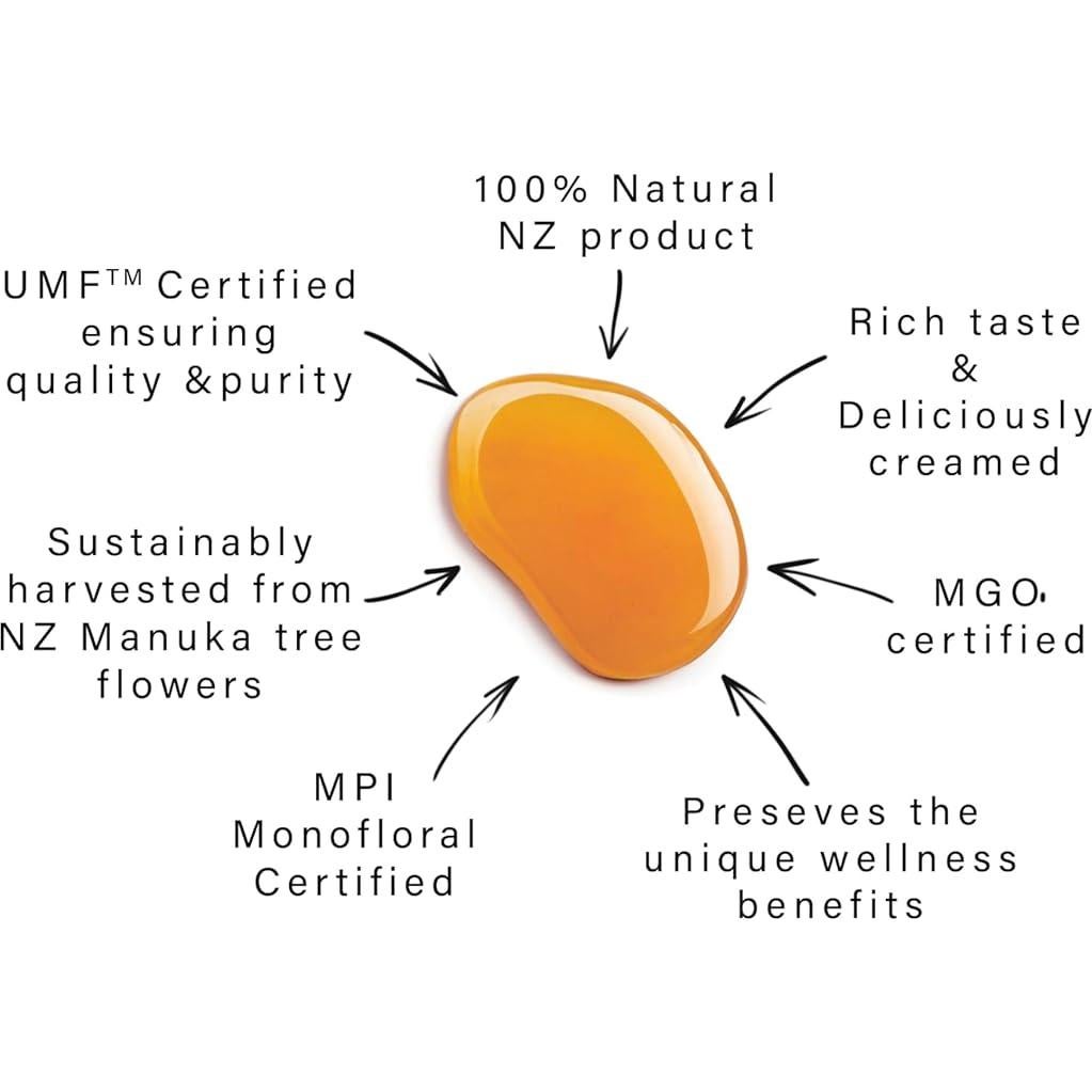 Miel de Manuka UMF 10+ API Health 500g Pura de Nueva Zelanda