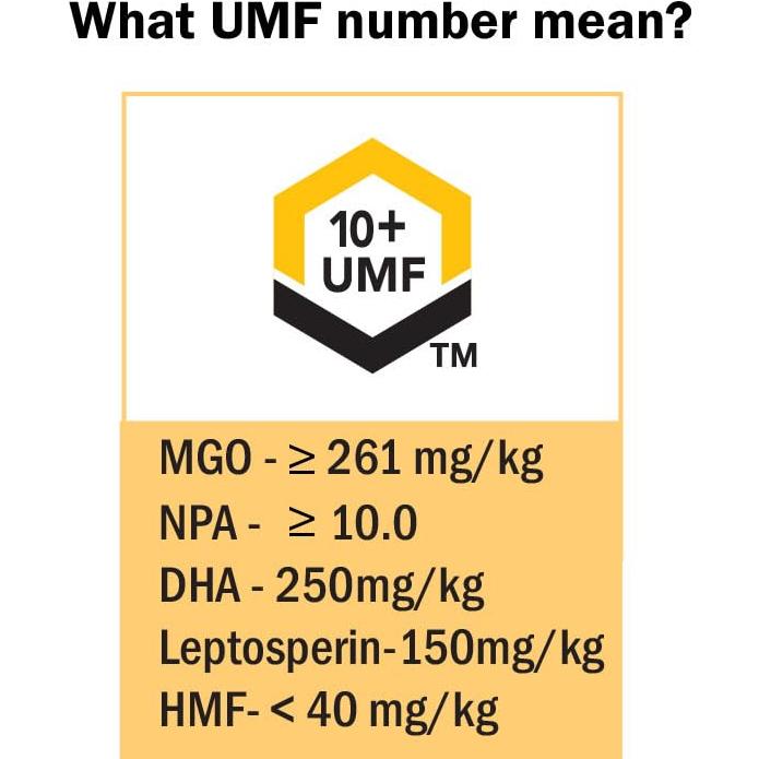 Miel de Manuka UMF 10+ API Health 500g Pura de Nueva Zelanda