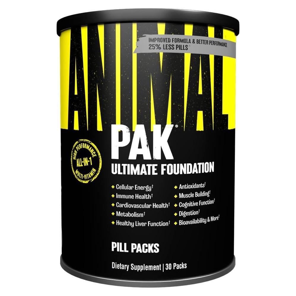 Animal Pak Multivitamínico 30 Unidades - Zinc, Vitaminas y Aminoácidos