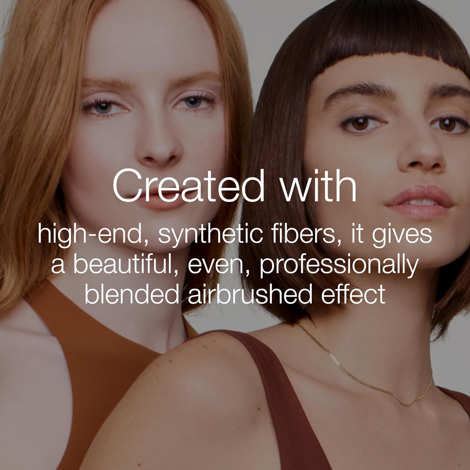 RMS Beauty Skin2Skin Powder Blush Brush - Vegan, Synthetic Fiber Face Makeup Brush for Powder Bronzer, Loose Powder & Powder Blush, Cruelty Free Clean Beauty Makeup Tools