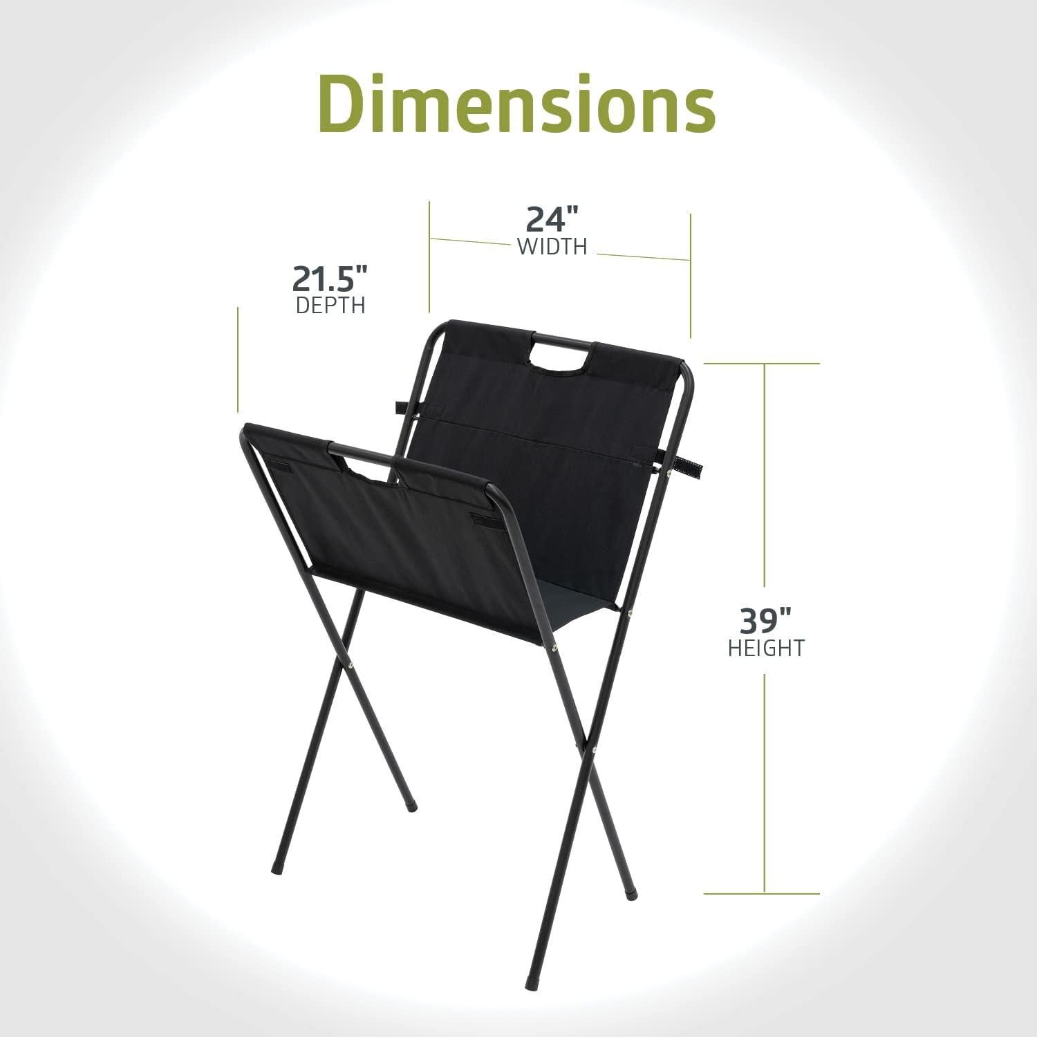 Soporte Plegable para Impresiones Pearington - Negro, 99x54cm