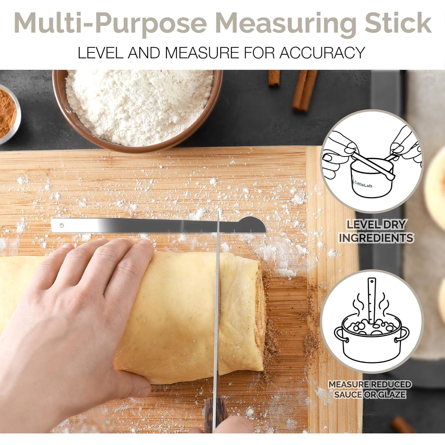 Juego de 22 Piezas de Tazas y Cucharas Medidoras CuttleLab