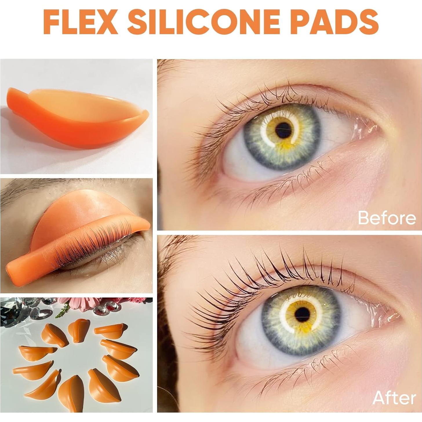 Almohadillas de Rizado de Silicona PERMANIA 10Pcs Reutilizables