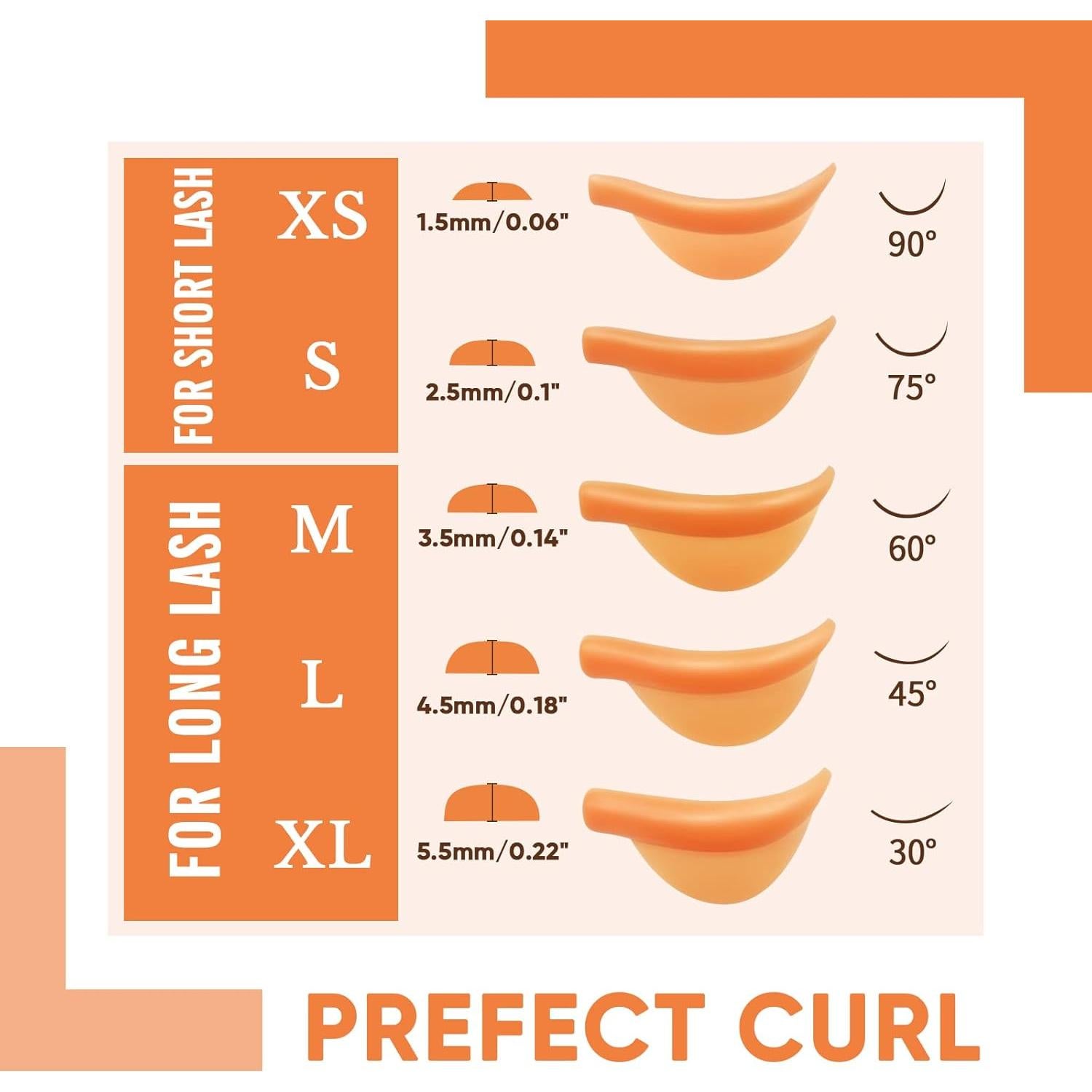 Almohadillas de Rizado de Silicona PERMANIA 10Pcs Reutilizables