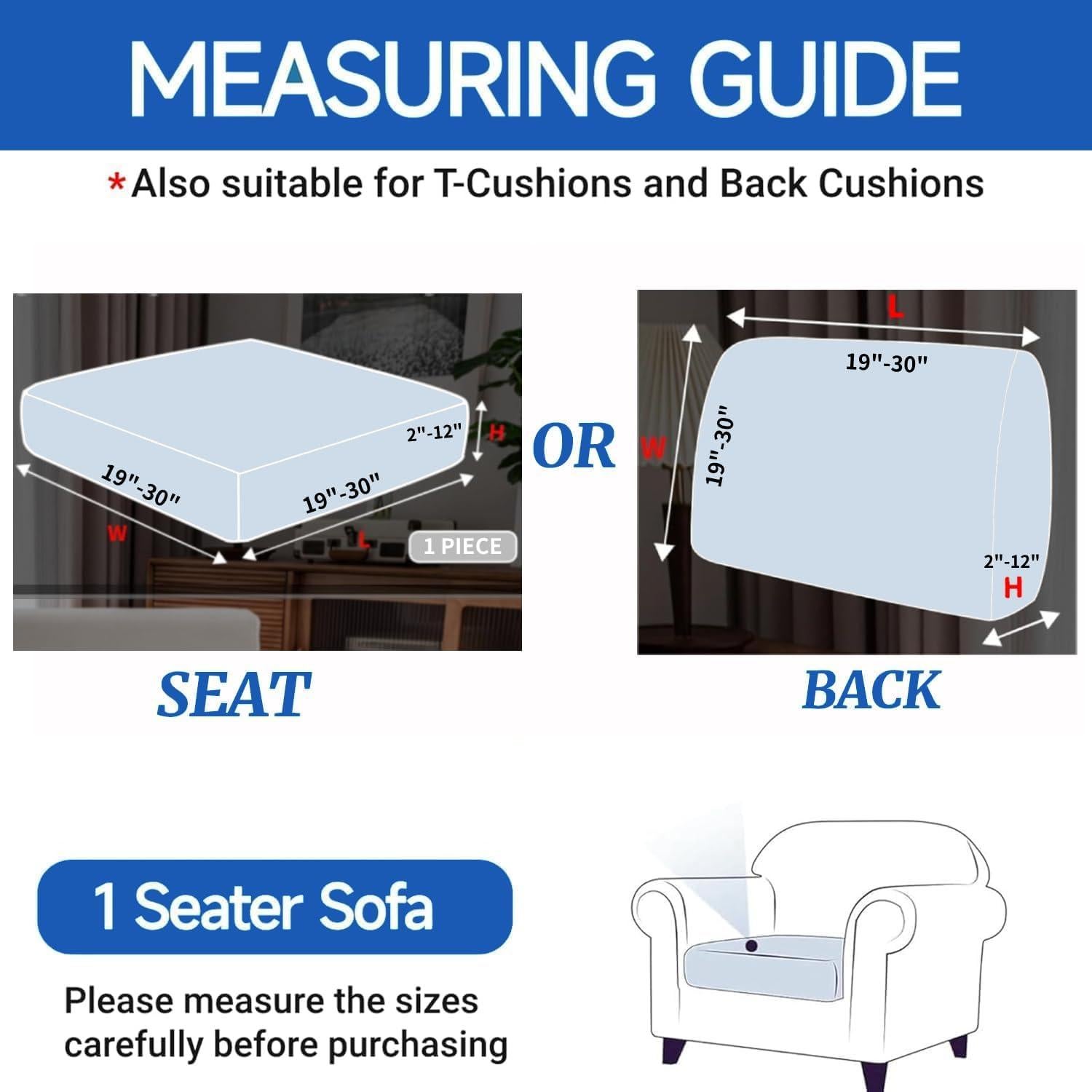 Funda de Cojín YEMYHOM Verde Militar A Cuadros 76x76 cm