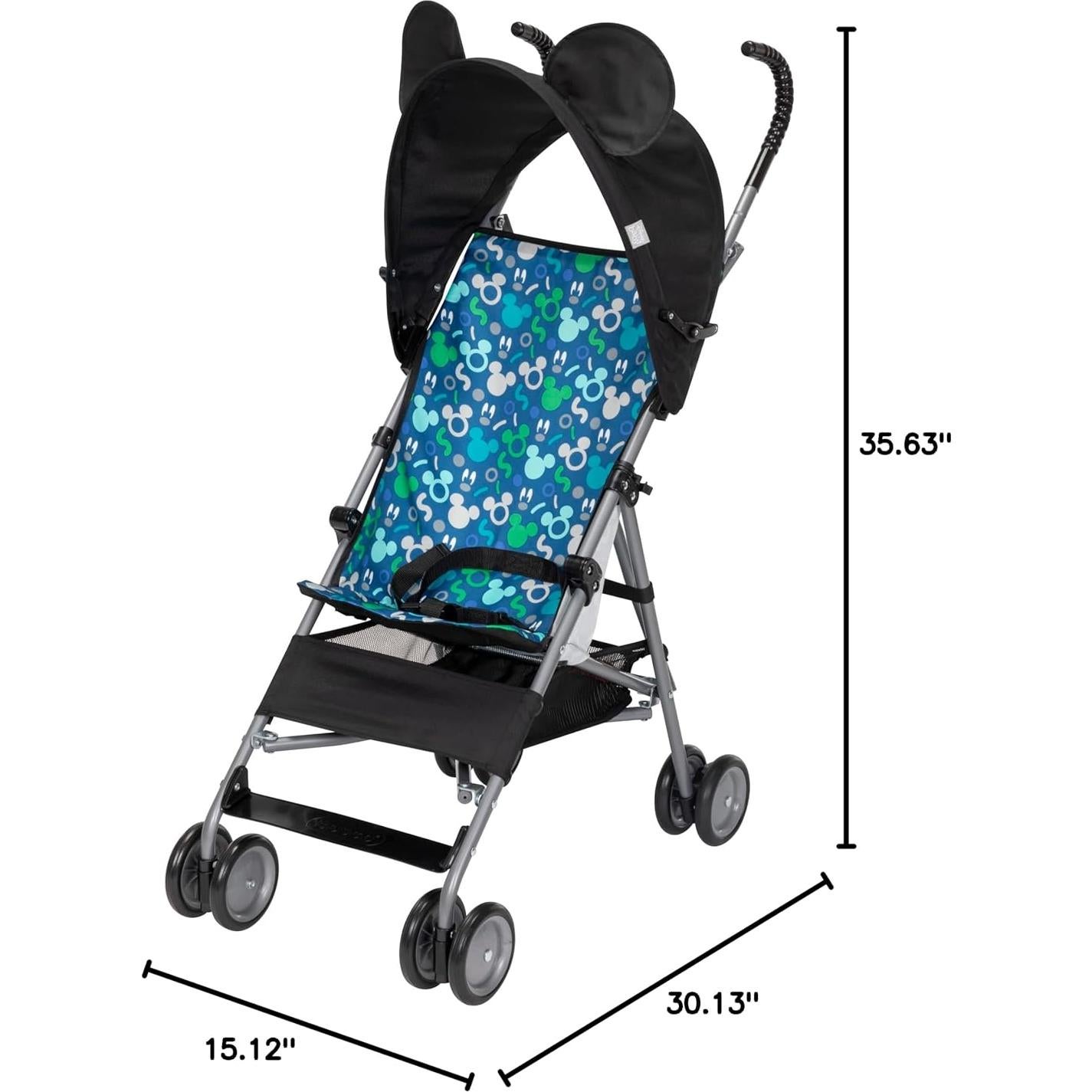 Carrito de Paraguas Disney Baby Mickey 3D Plegable