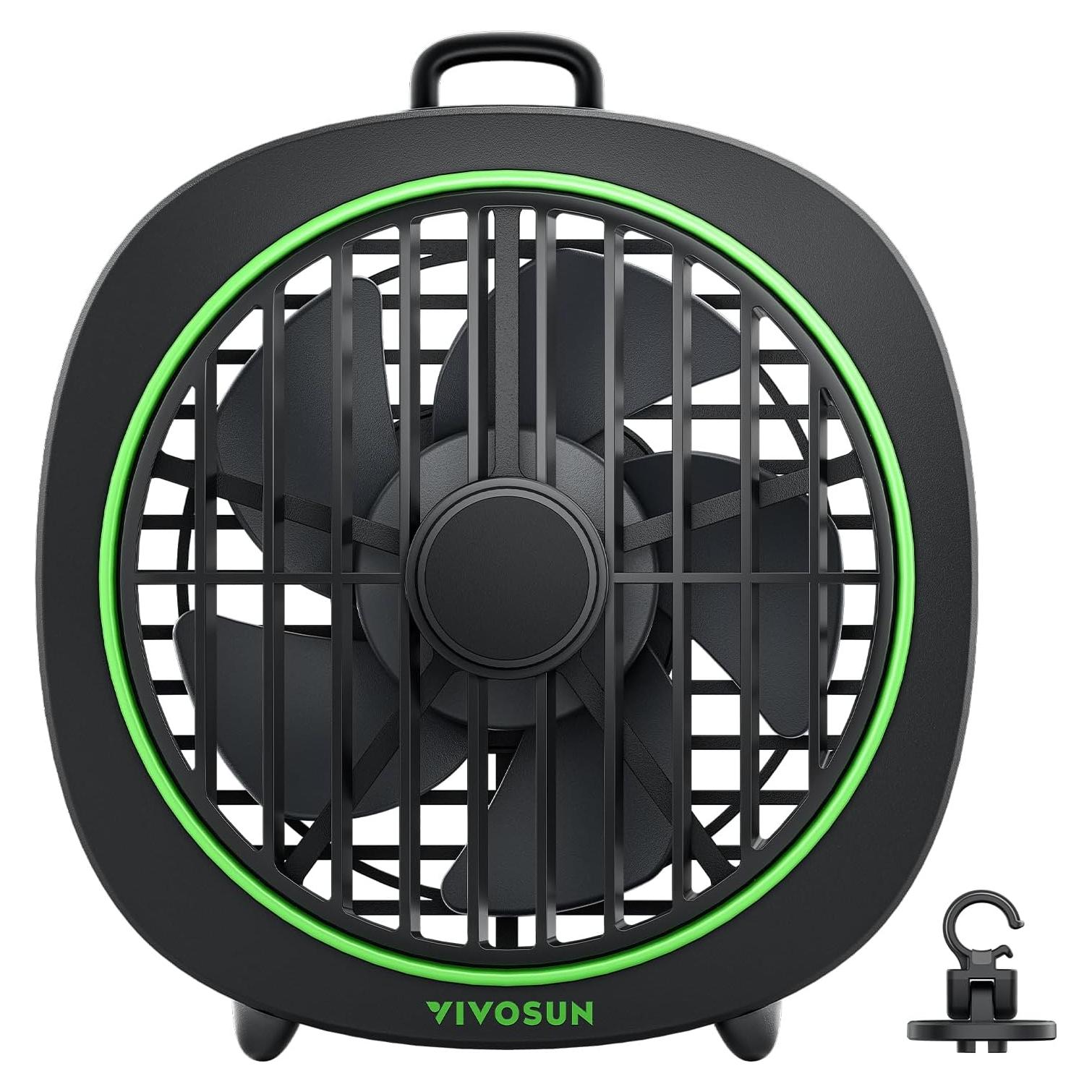 Ventilador de Clip VIVOSUN D4 10 cm 3 Velocidades Ajustable