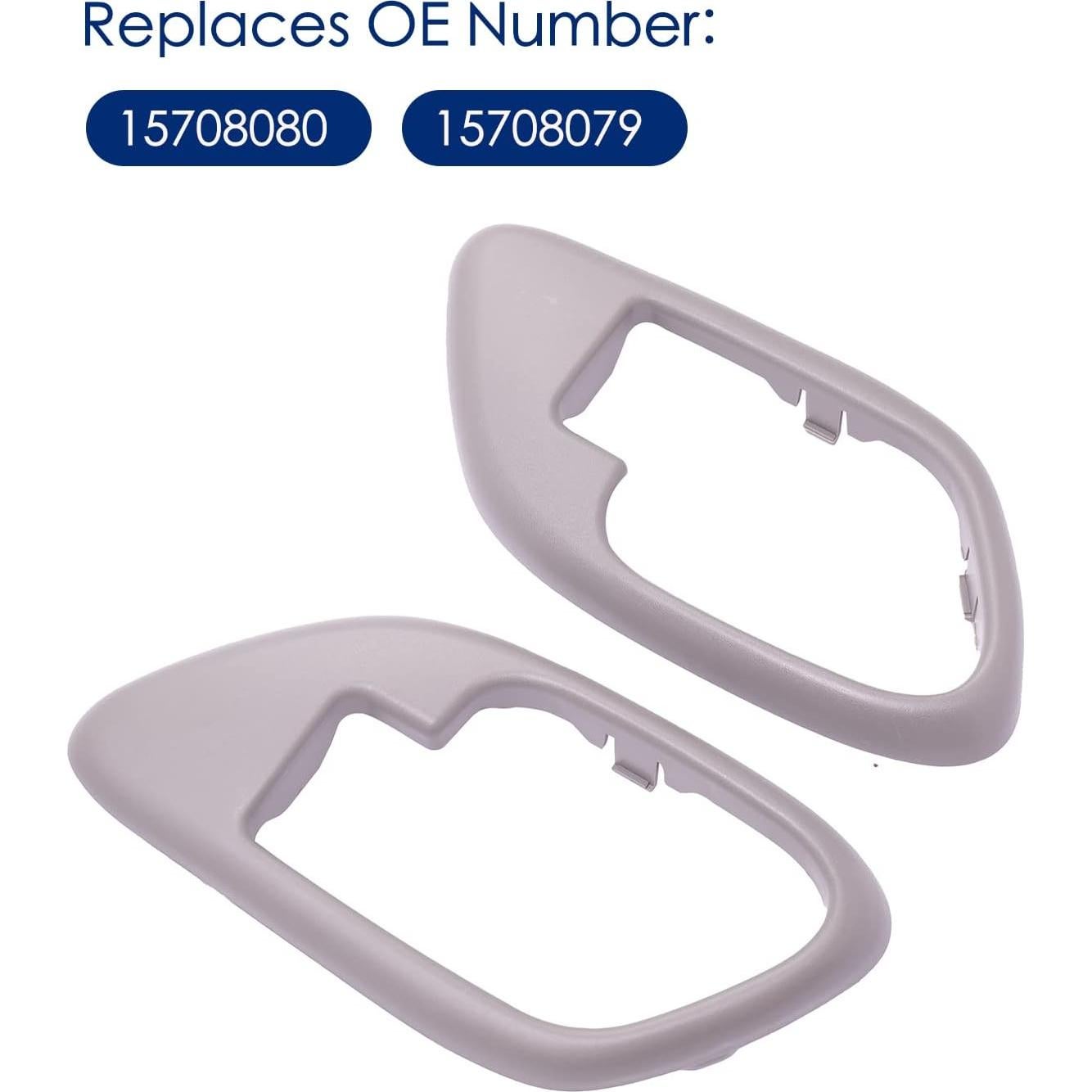 Moldura de Manija de Puerta Interior Lcyolada para Chevy GMC 1995-2000