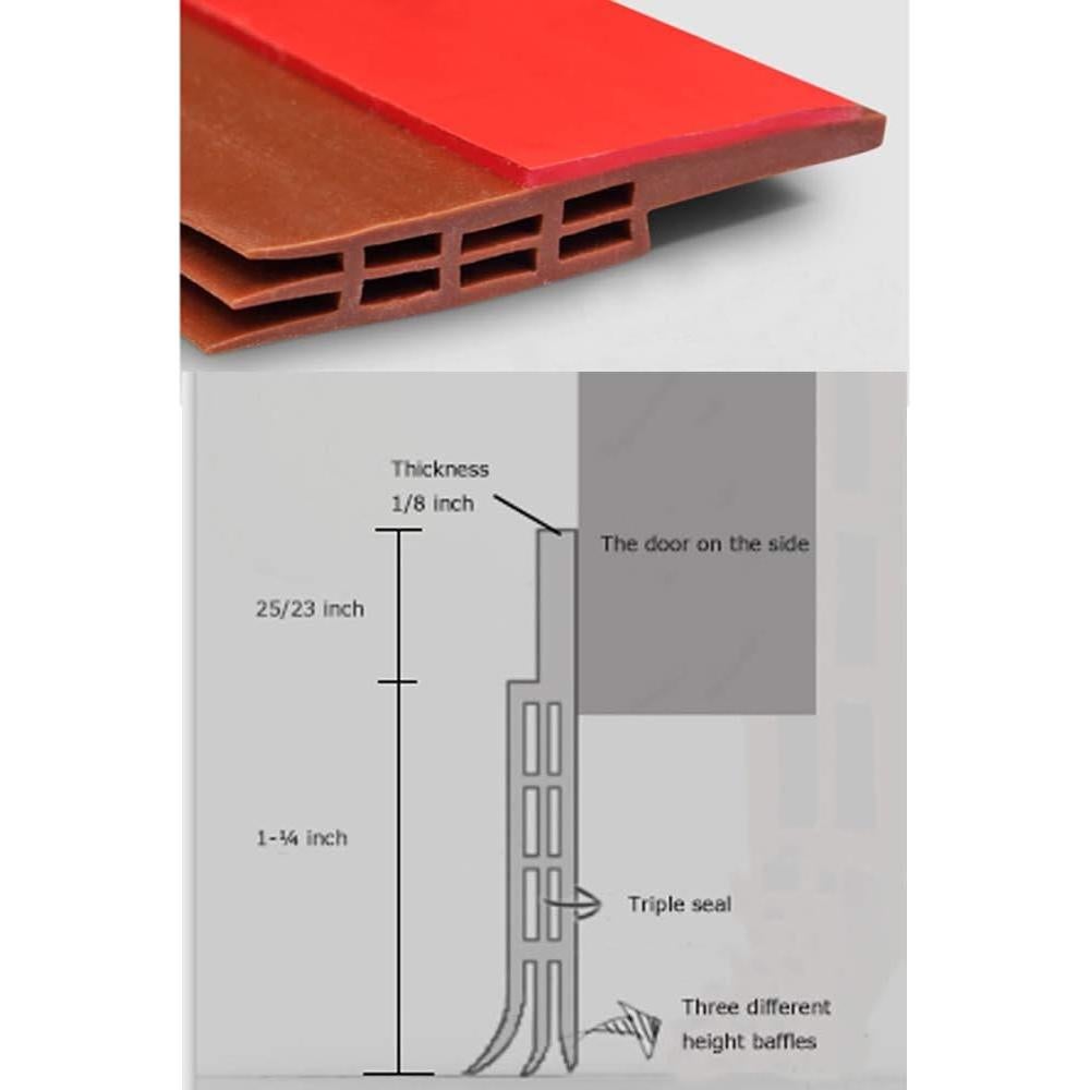 Barrera de Puerta Aislante Camel Home 5.08 cm x 99 cm Marrón