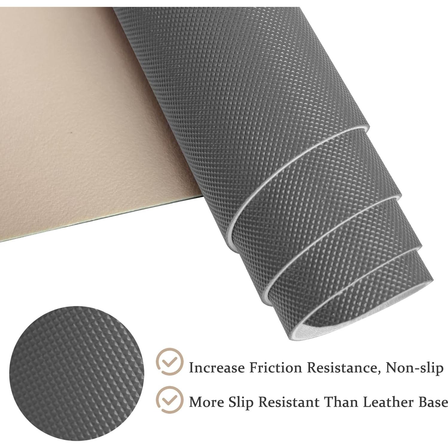 Alfombrilla de Escritorio Antideslizante Meetcolor Beige Gris 60x35cm