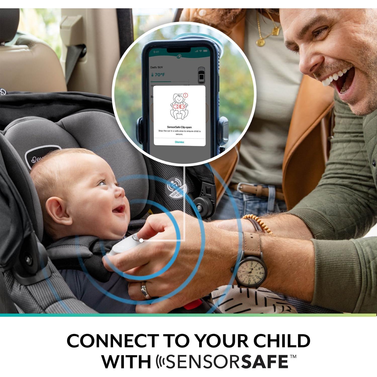 Asiento de Auto Evenflo Shyft DualRide Gris Boone 0-16 kg