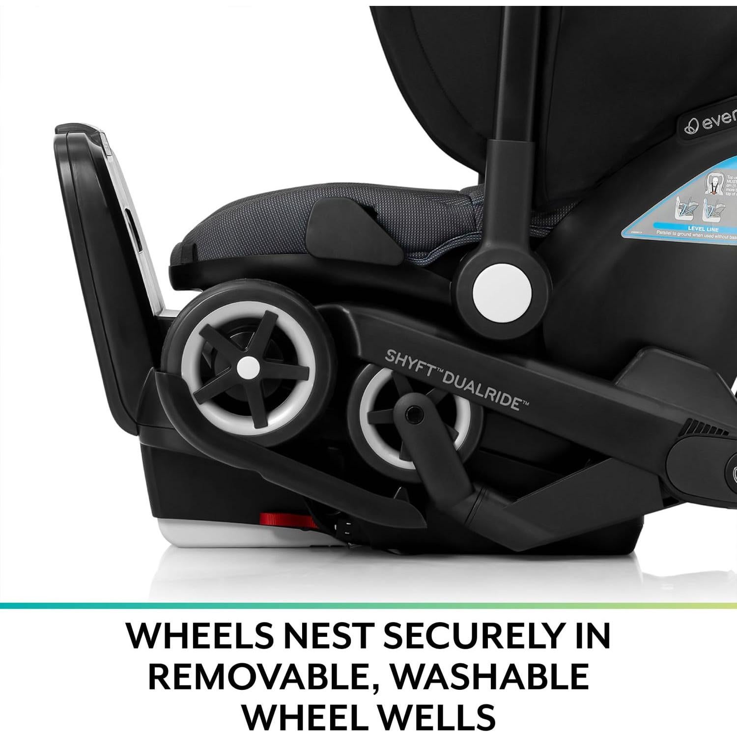 Asiento de Auto Evenflo Shyft DualRide Gris Boone 0-16 kg