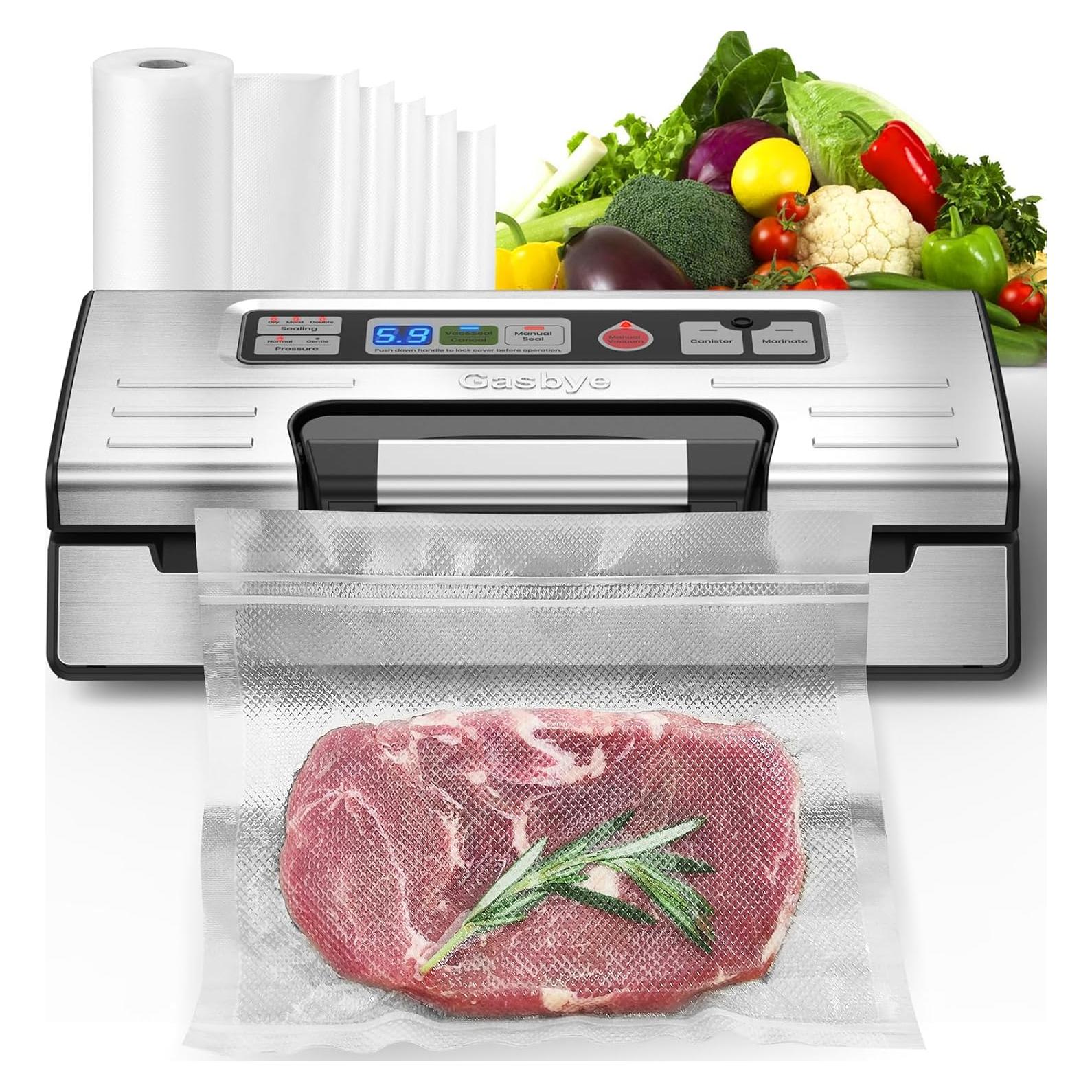 Máquina Selladora al Vacío Gasbye VS5166 Doble Sellado 95kPa