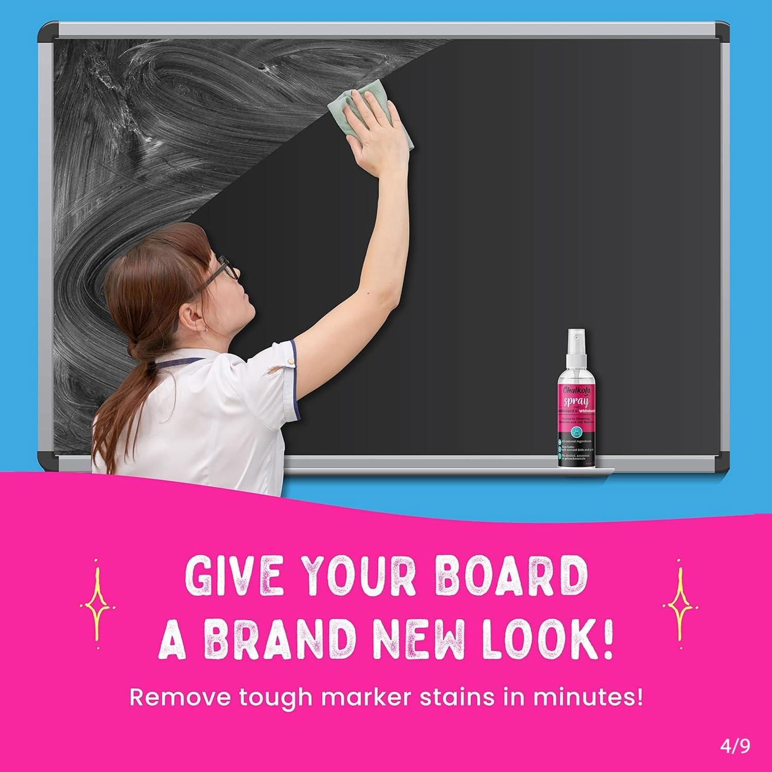 Kit Limpiador Chalkola para Pizarras Blancas y Negras