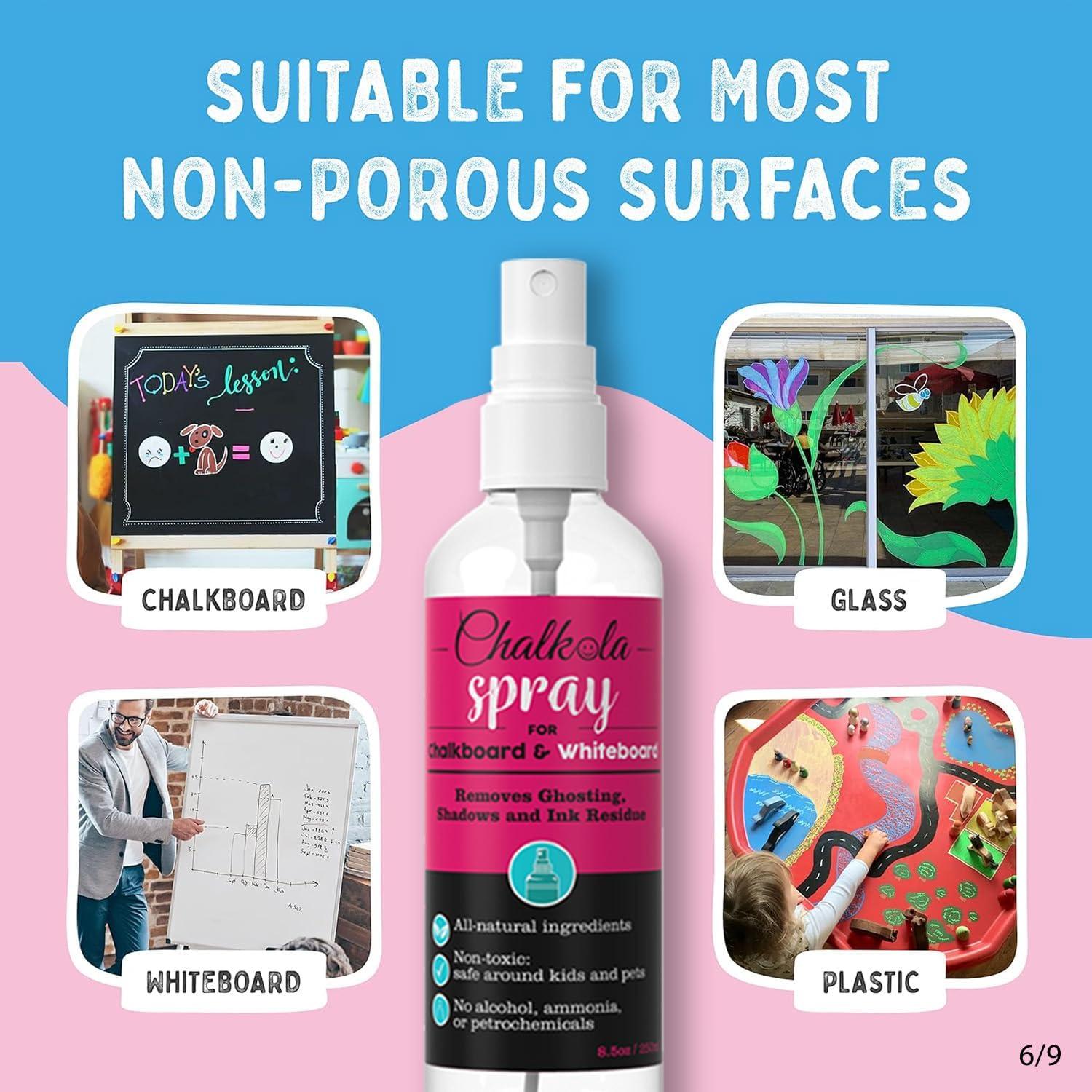 Kit Limpiador Chalkola para Pizarras Blancas y Negras