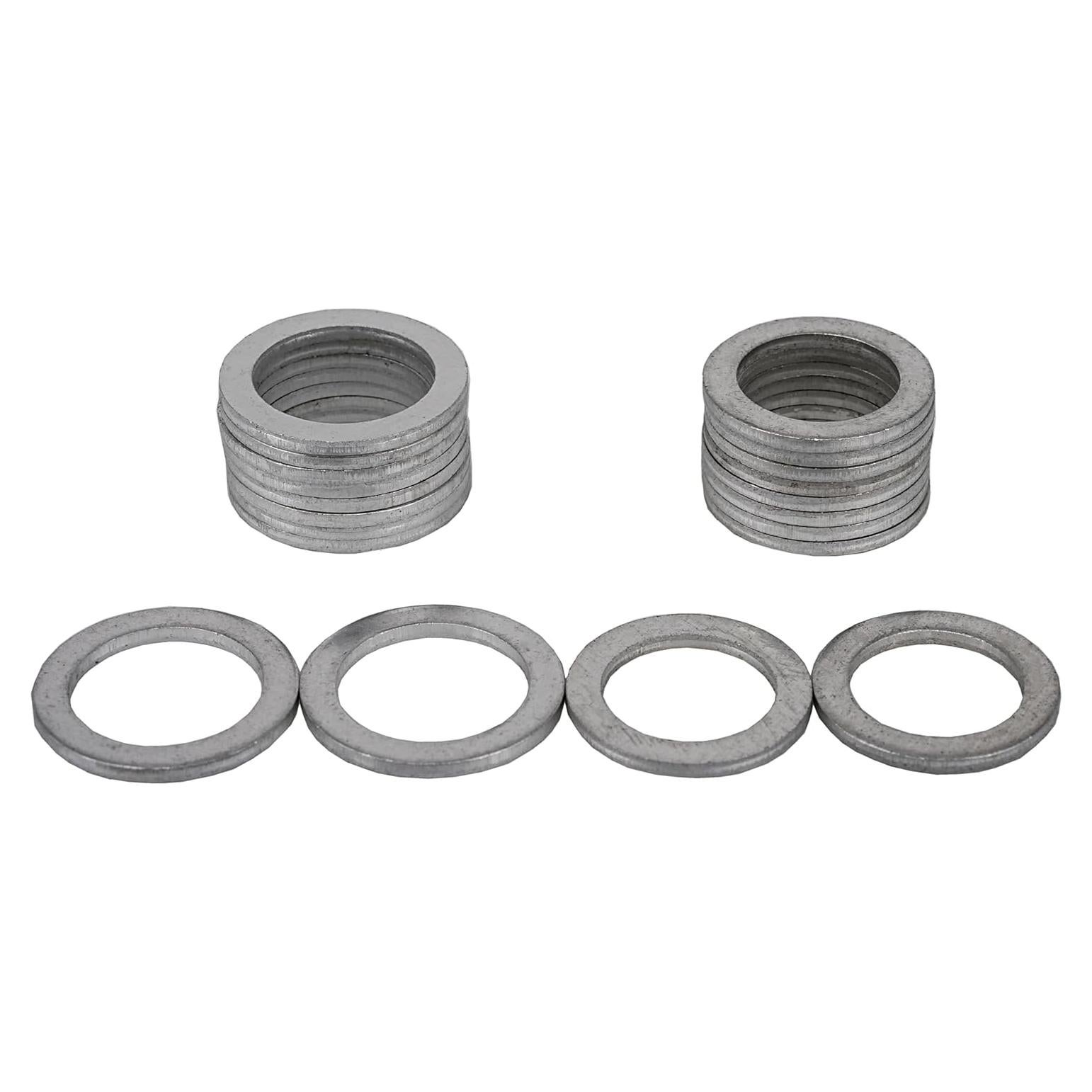 20 Juntas de Drenaje de Aceite Dsnaduo para Honda/Acura 18mm y 20mm
