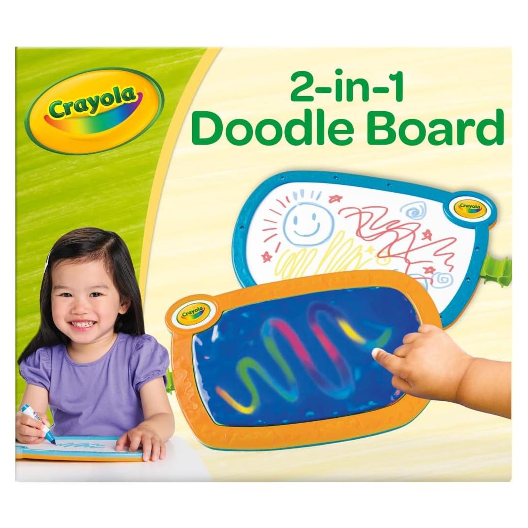 Pizarra Doodle 2-en-1 Crayola para Niños Pequeños, 3 Marcadores