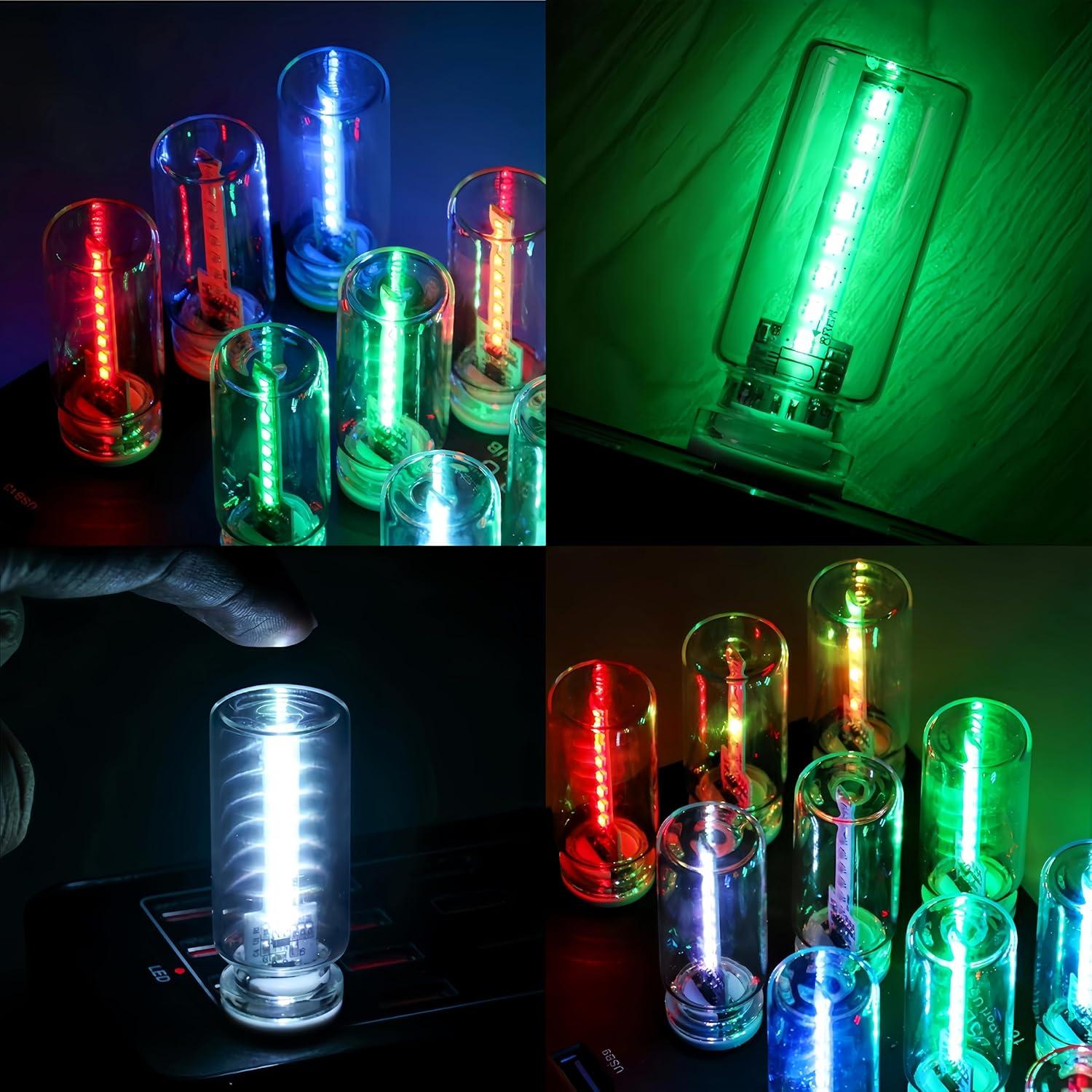 Lámpara de Atmósfera LED Suxuangou USB - 7 Modos de Color