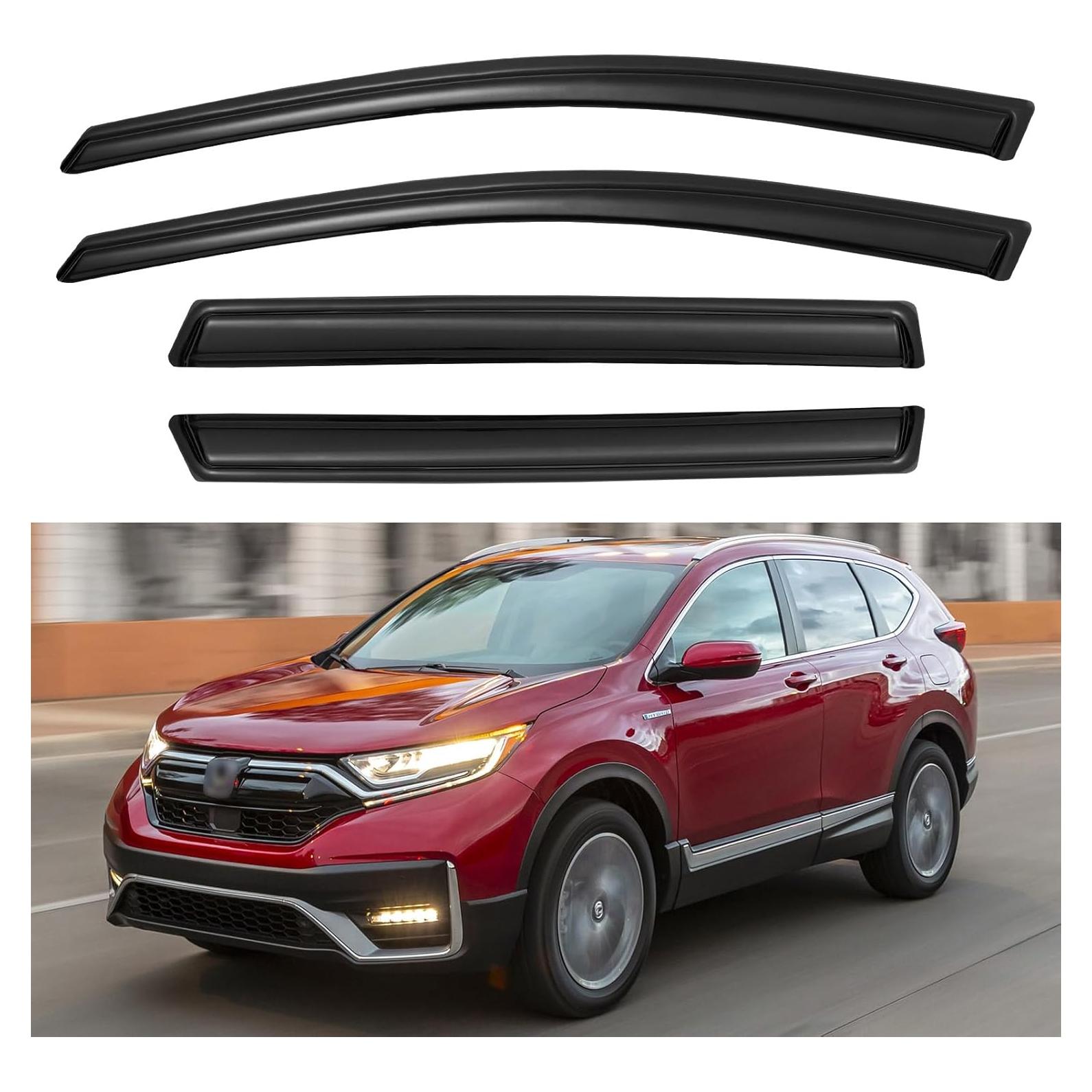 Viseras de Ventana YQAUTEC para Honda CR-V 2017-2022, 4 Piezas