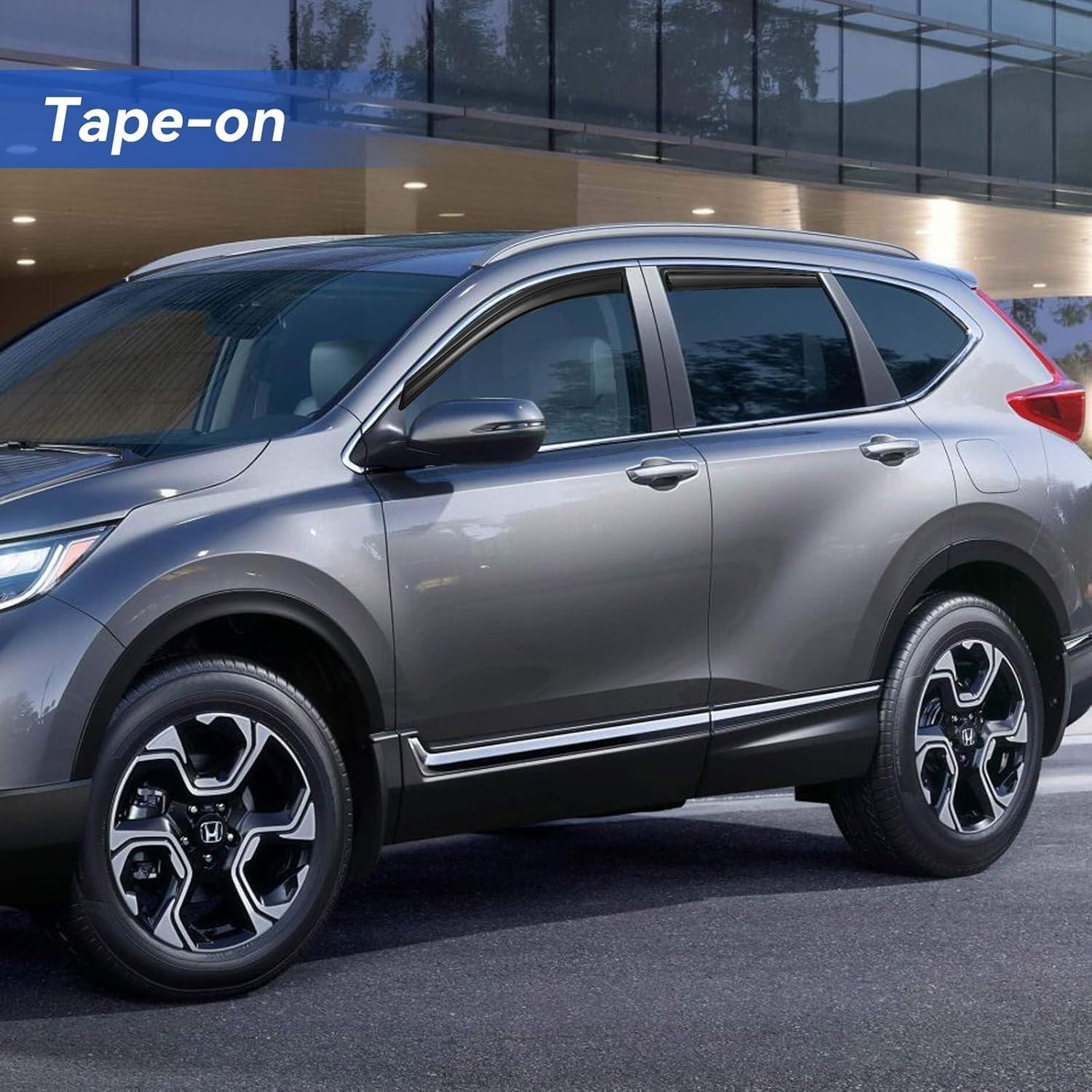 Viseras de Ventana YQAUTEC para Honda CR-V 2017-2022, 4 Piezas