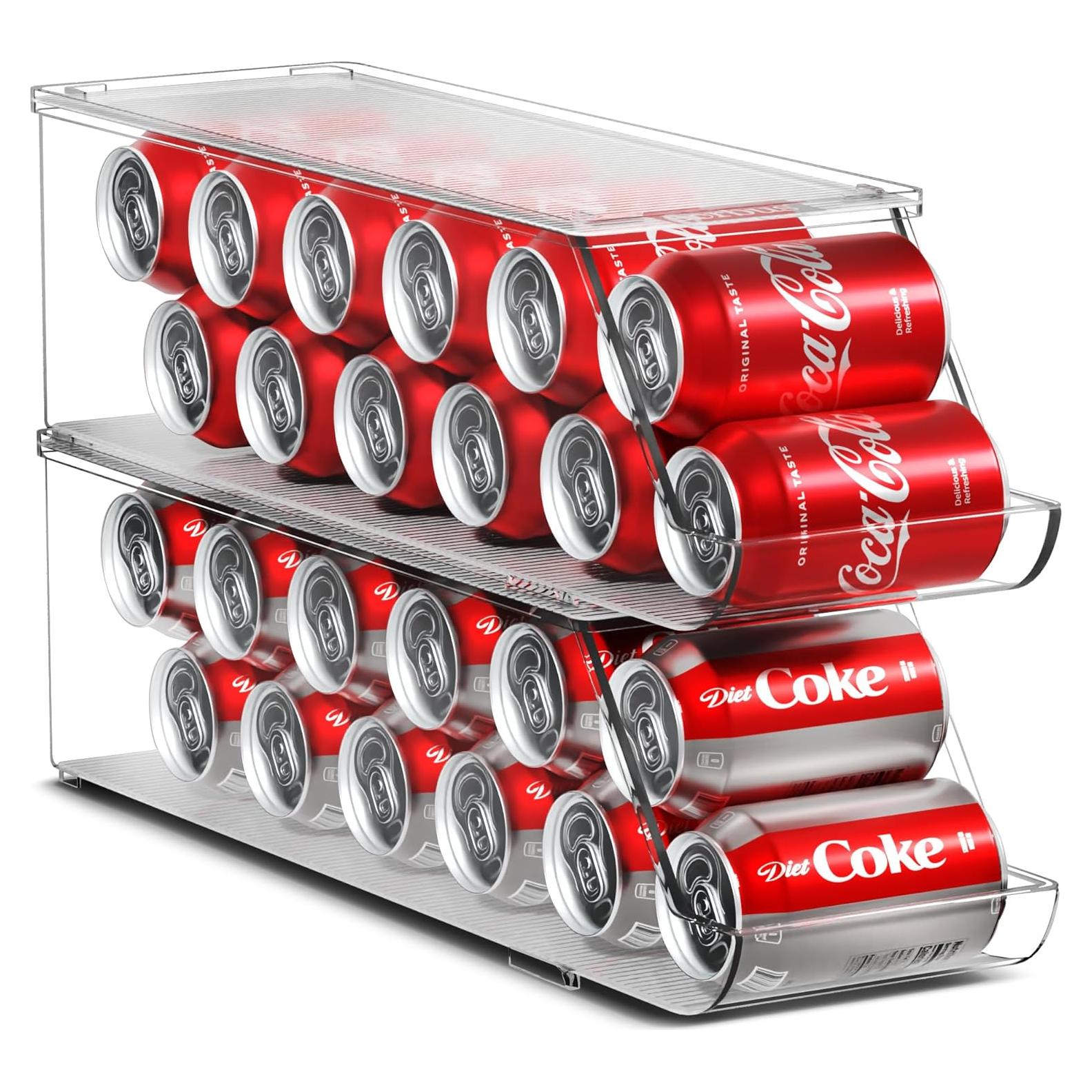 Organizador de Latas Sorbus Paquete de 2 Apilable 12 Latas