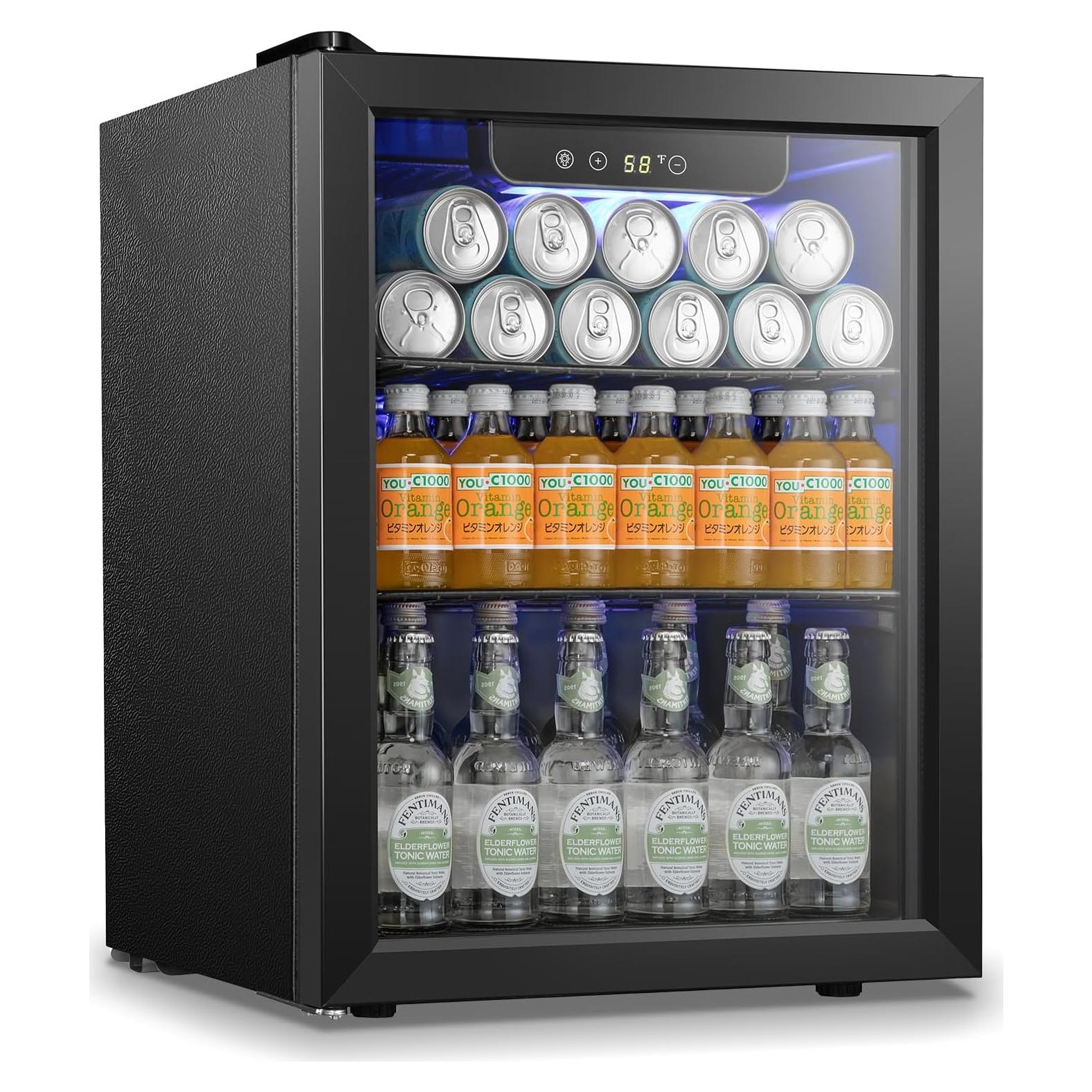 Refrigerador de Bebidas Antarctic Star 48 L con Puerta de Vidrio
