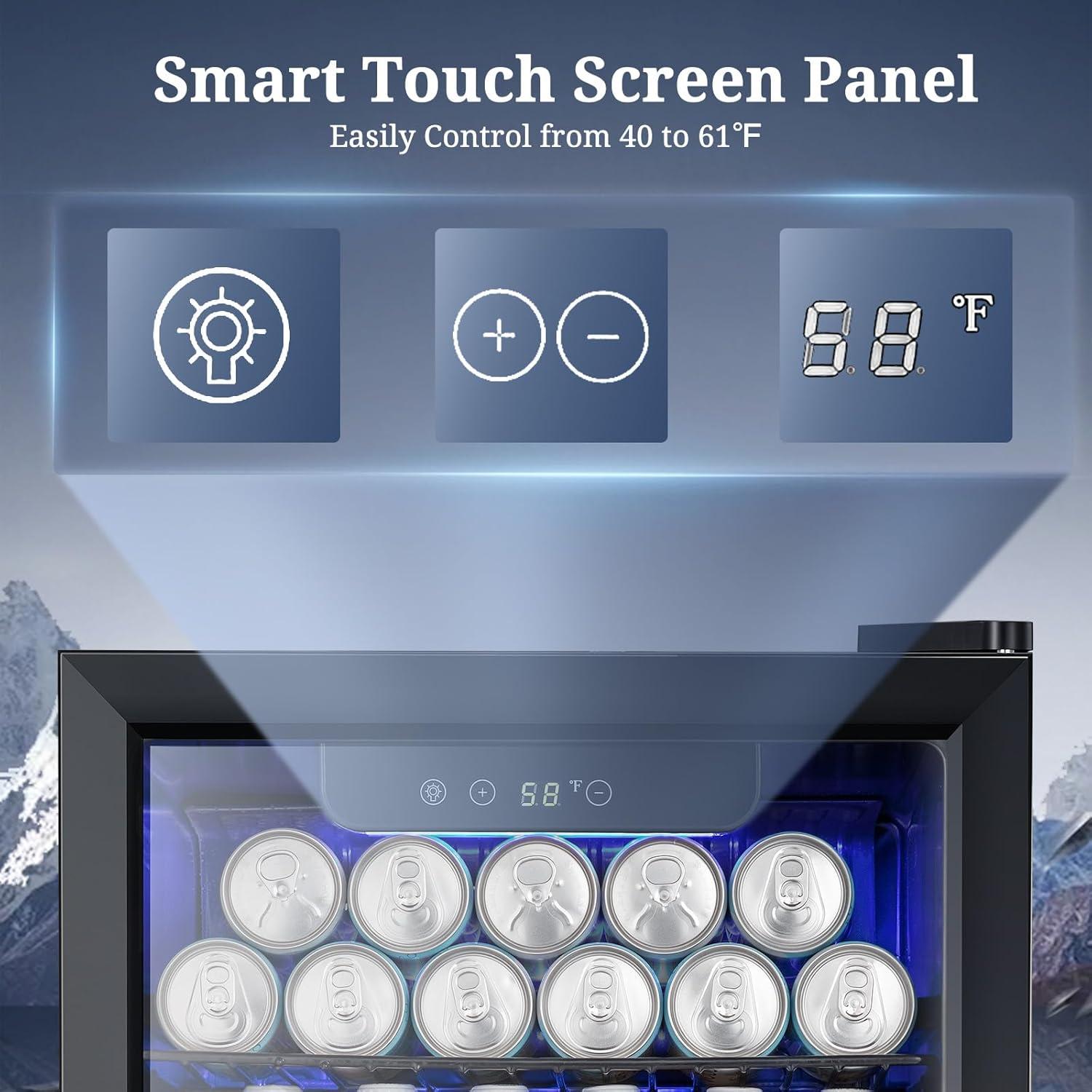 Refrigerador de Bebidas Antarctic Star 48 L con Puerta de Vidrio