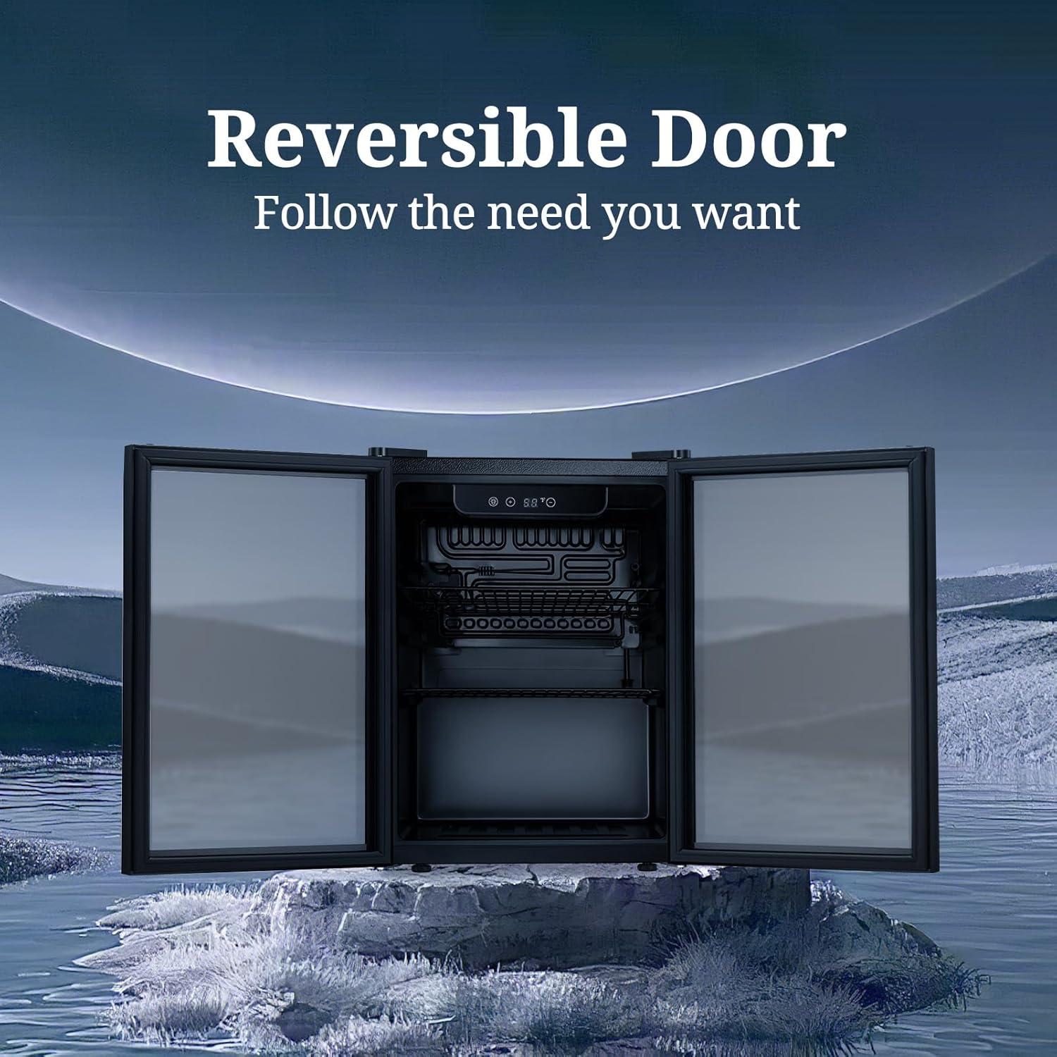 Refrigerador de Bebidas Antarctic Star 48 L con Puerta de Vidrio