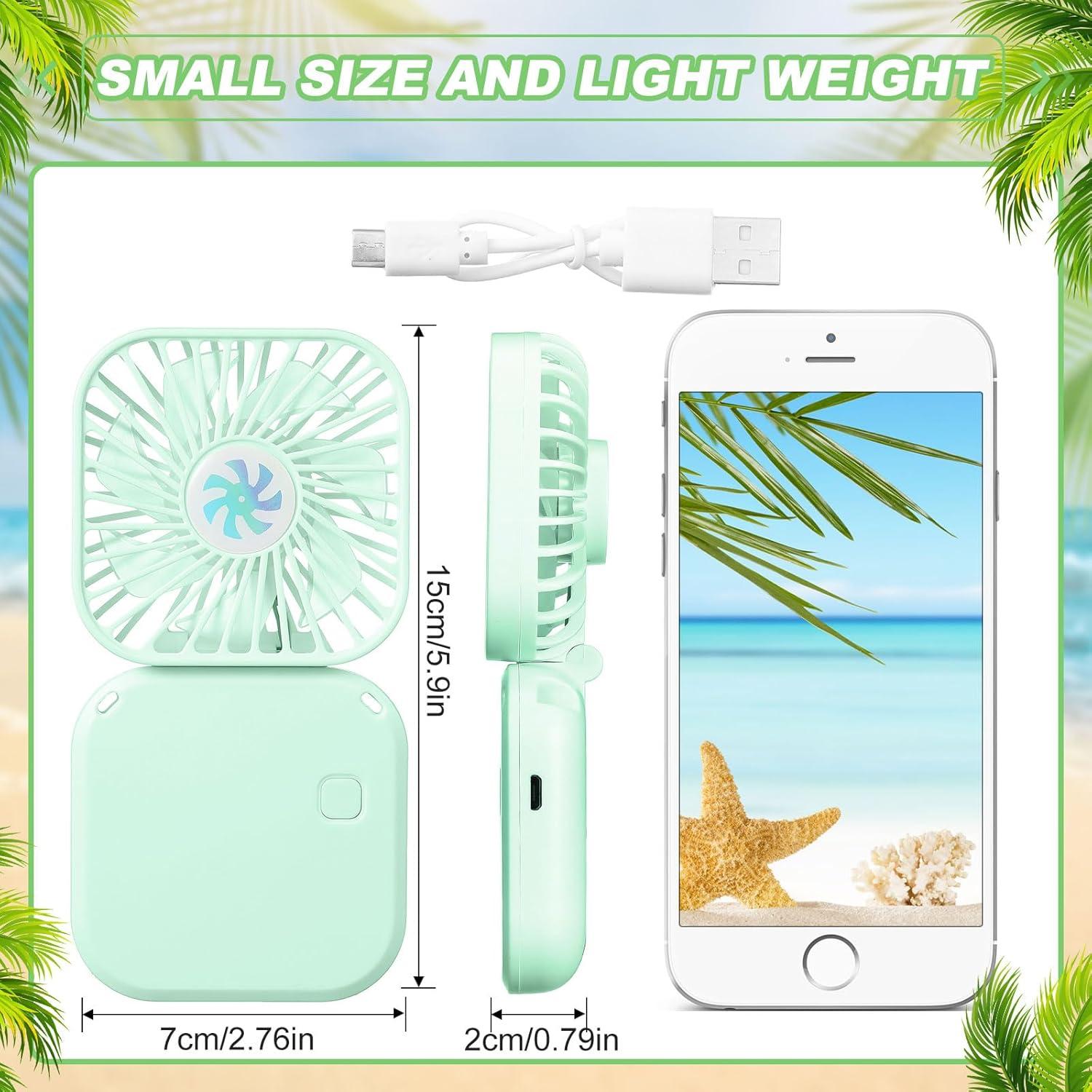 Ventilador de Cuello Hortsun 3 Piezas Portátil 3 Velocidades