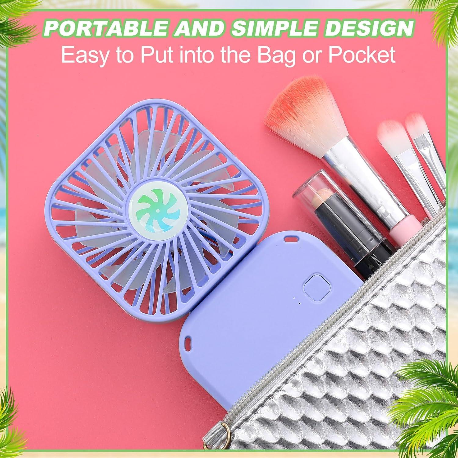 Ventilador de Cuello Hortsun 3 Piezas Portátil 3 Velocidades