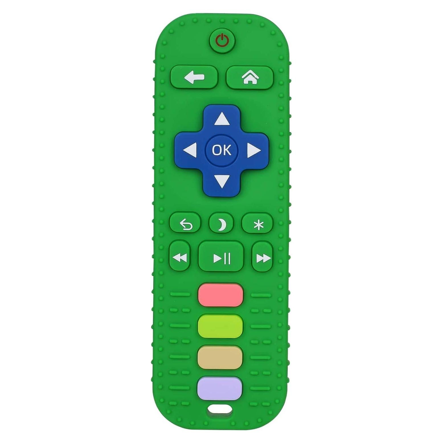 Mordedor de Silicona Verde Chuya Control Remoto para Bebés