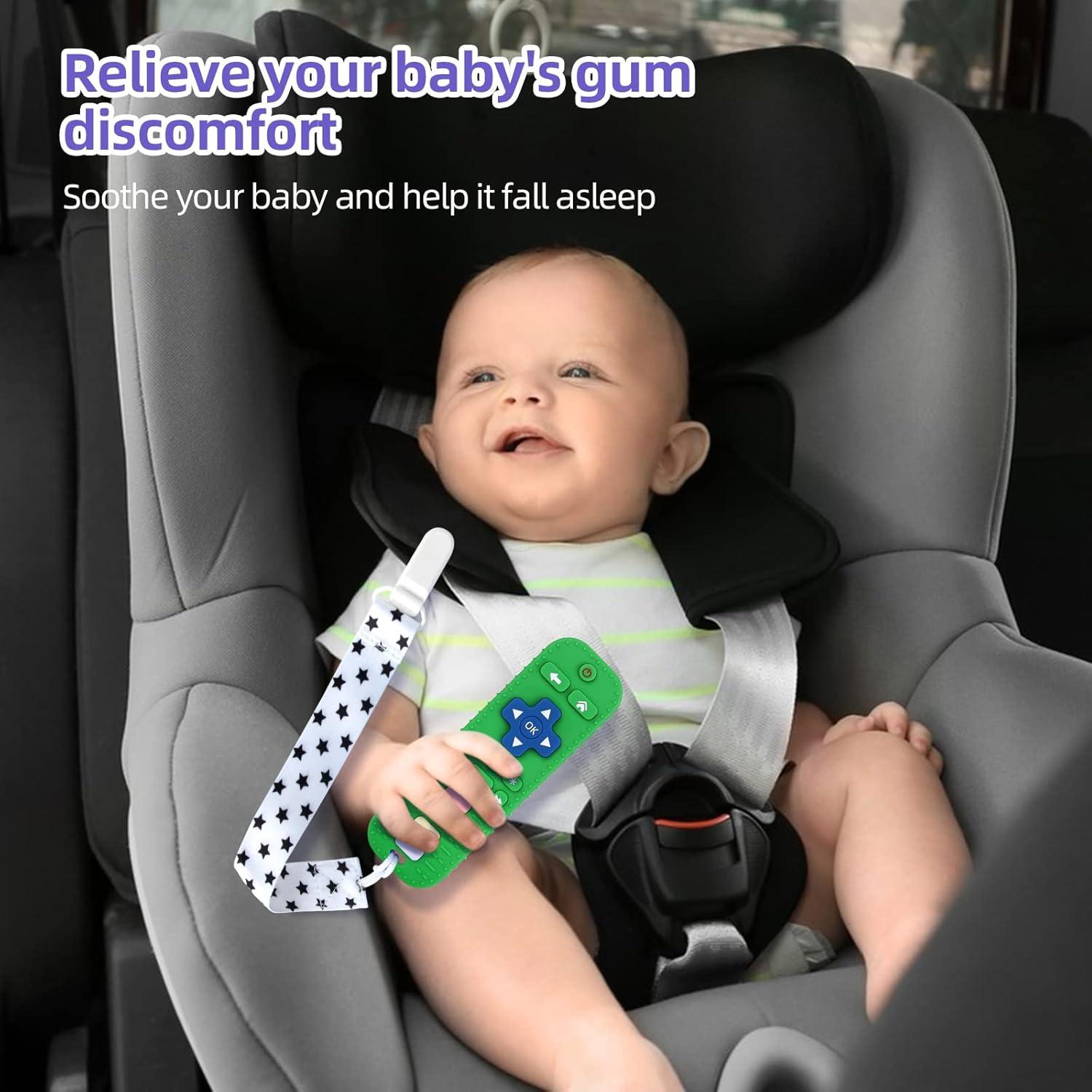 Mordedor de Silicona Verde Chuya Control Remoto para Bebés