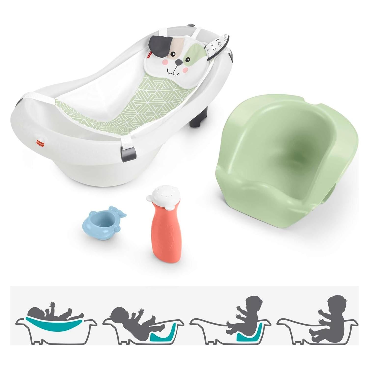 Bañera 4 en 1 Fisher-Price Sling 'n Seat para Bebés